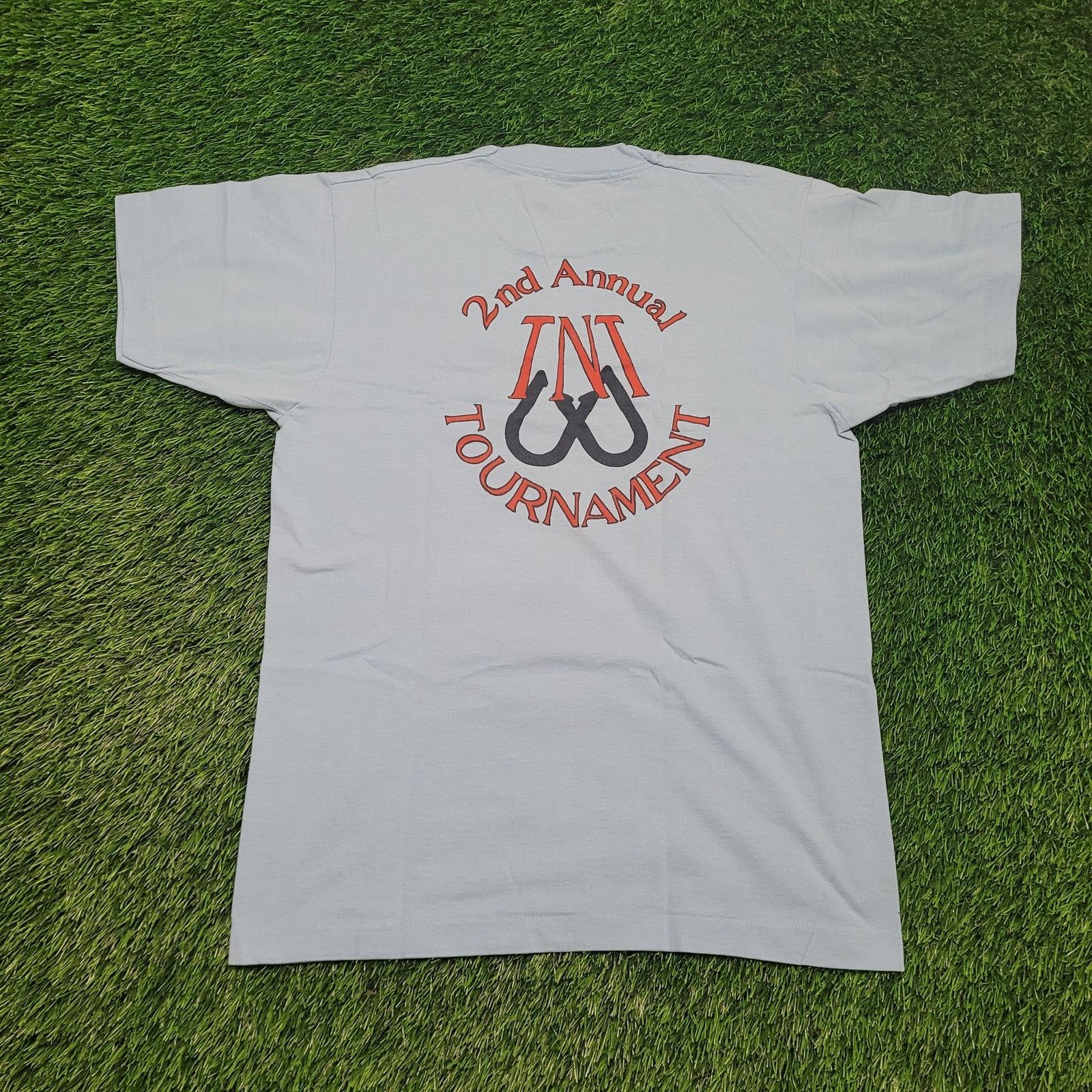 Vintage VTG 1989 Screen Stars TNT Tournament T-Shirt Medium (Tag L) Size US M / EU 48-50 / 2 - 1 Thumbnail