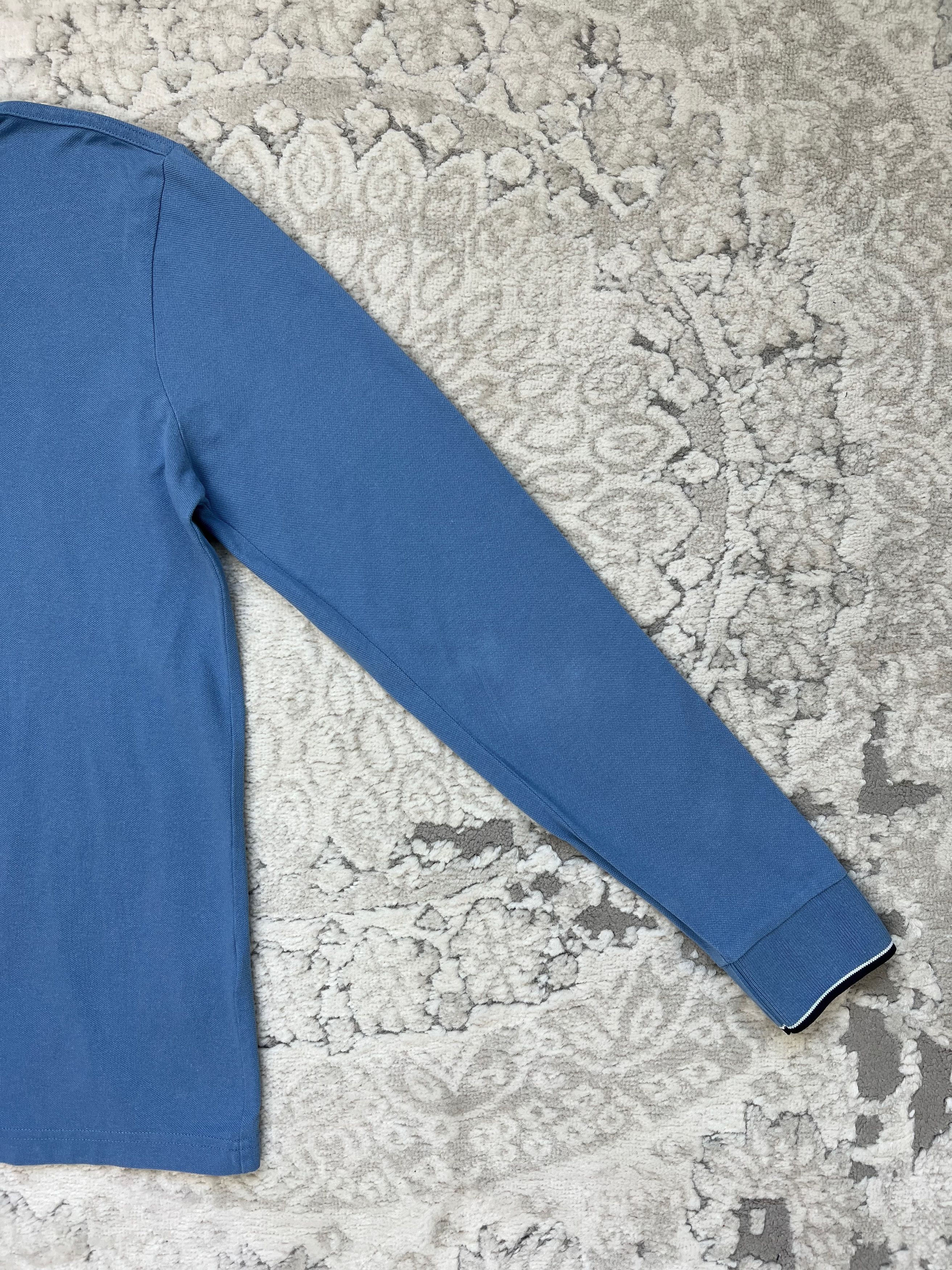 Kappa Kappa Long Sleeve Polo Shirt Blue M Size US M / EU 48-50 / 2 - 9 Thumbnail