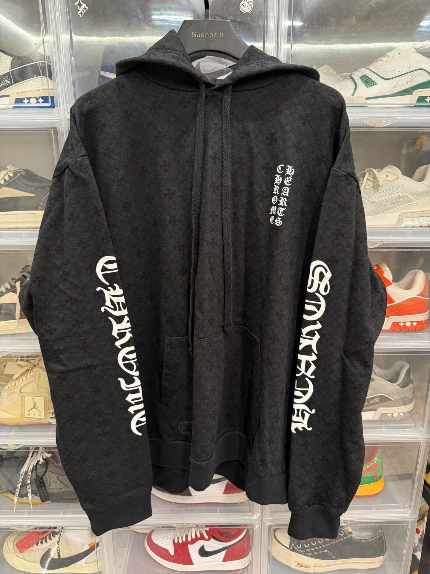 Chrome Hearts Chrome Hearts Sanskrit Horseshoe Black Hoodie XXL Size US XXL / EU 58 / 5 - 1 Thumbnail