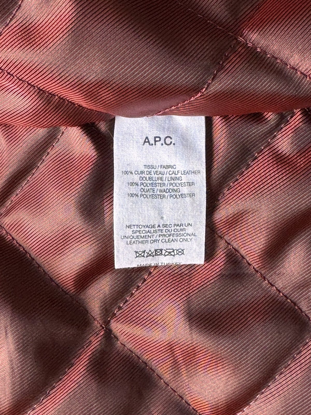 A.P.C. Leather jacket Apc Size US XS / EU 42 / 0 - 7 Thumbnail
