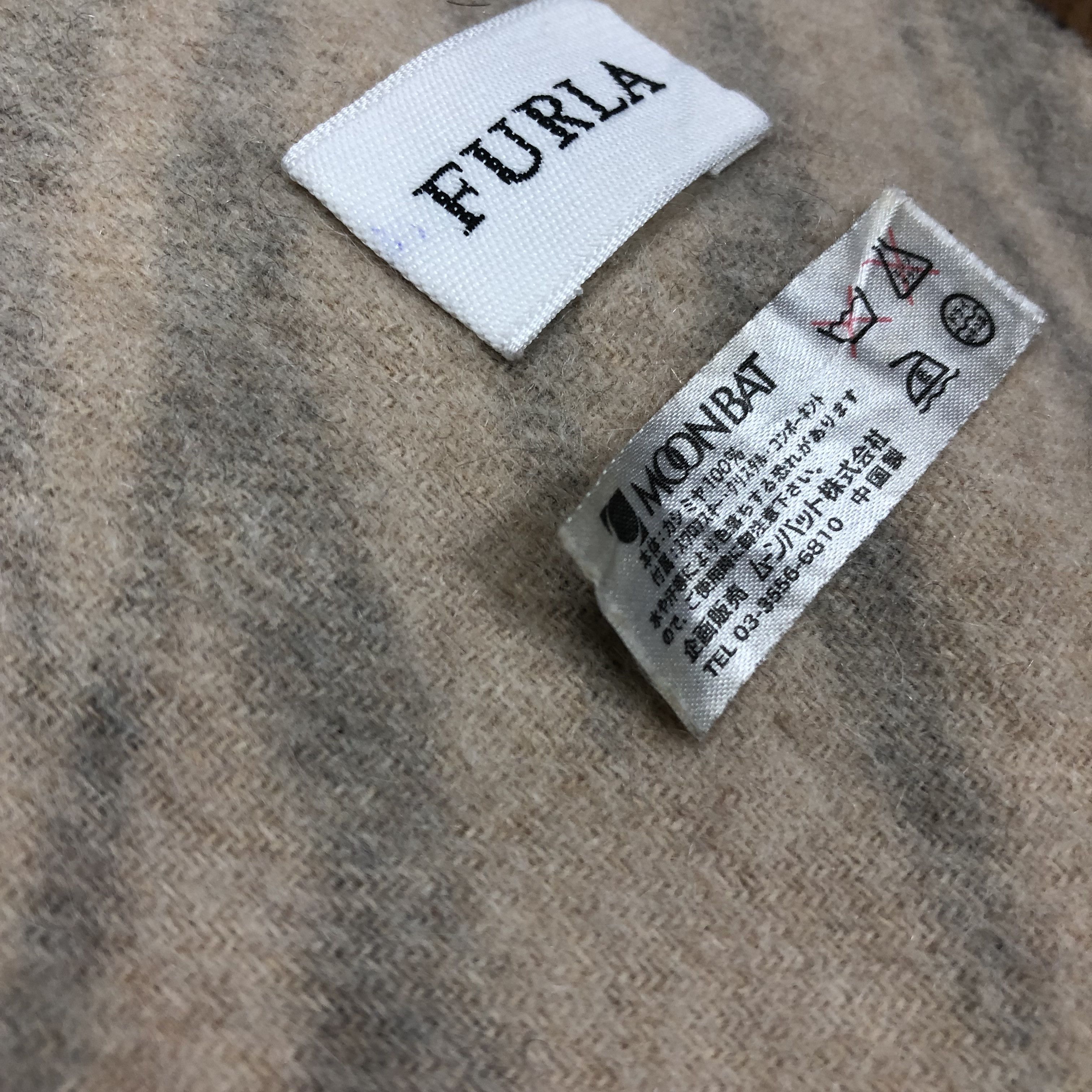 Furla × Vintage Vintage Furla Wool Scarf Muffler MF399 Size ONE SIZE - 5 Thumbnail