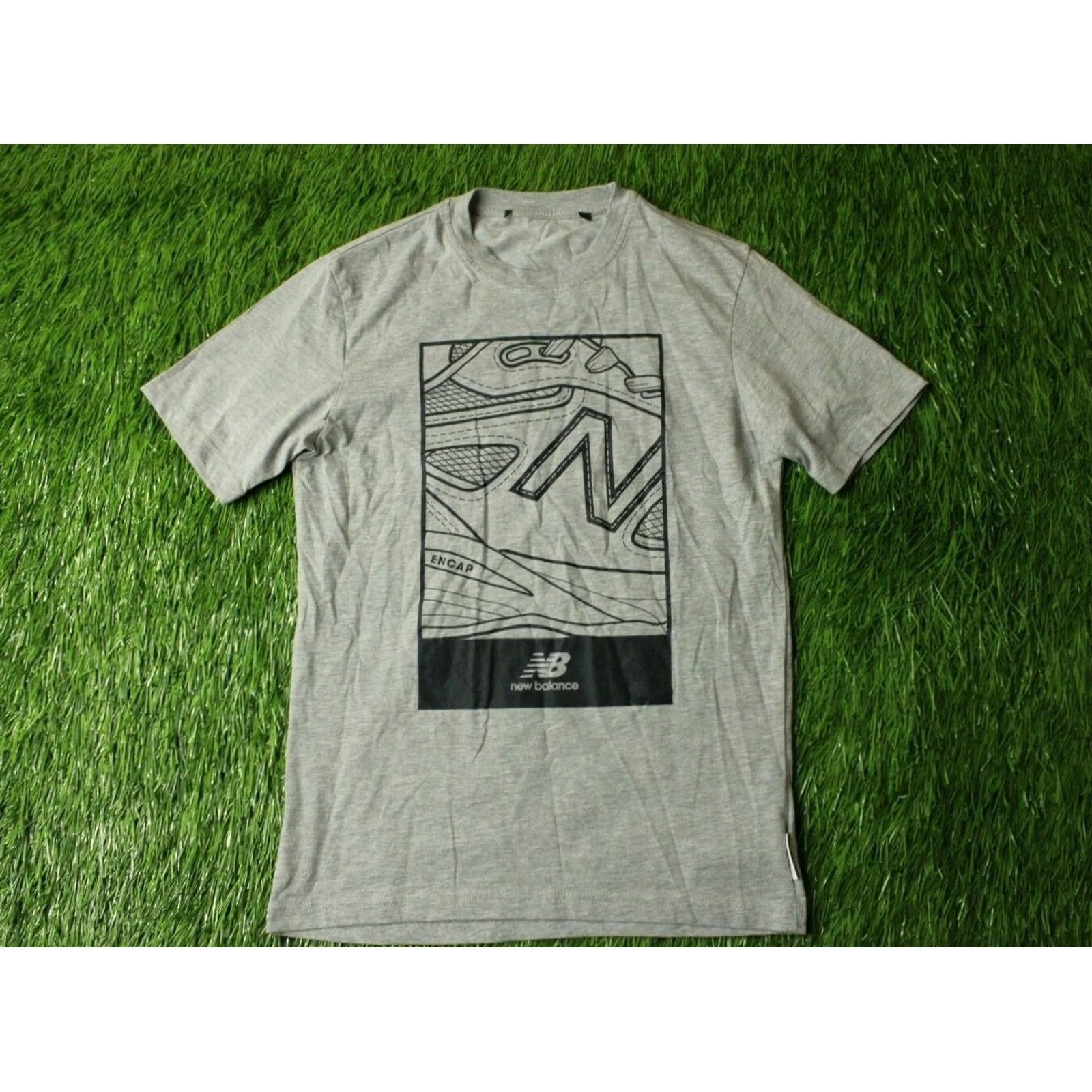New Balance New Balance Shirt Mens XS S Gray Solid Graphic Tee Jersey 2018 2019 Classic Fit Short Sleeve Cotton Polyester T-Shirt Size US S / EU 44-46 / 1 - 2 Thumbnail