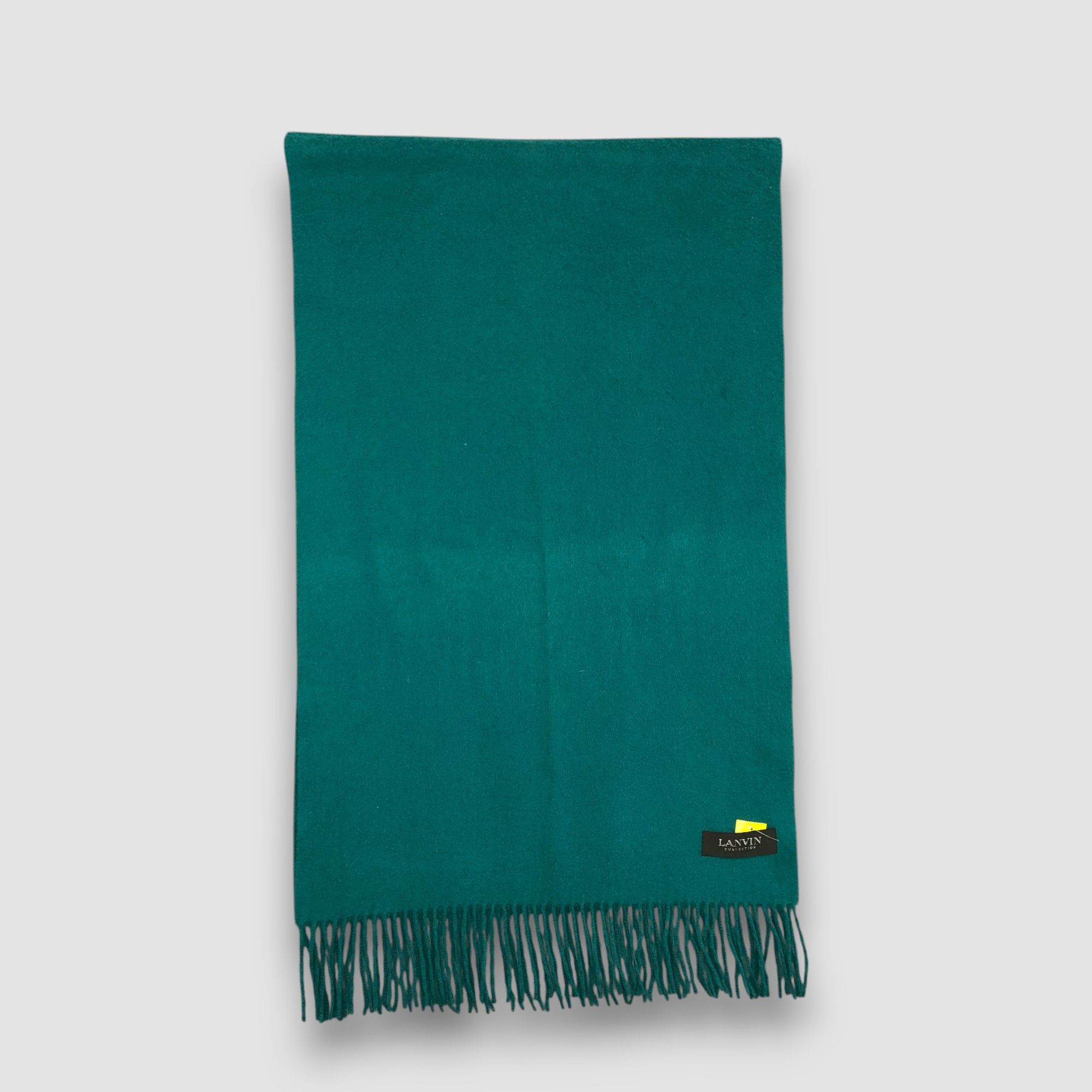 Lanvin Vintage Lanvin Scarf Muffler Wool Cashmere Scarves Size ONE SIZE - 3 Thumbnail