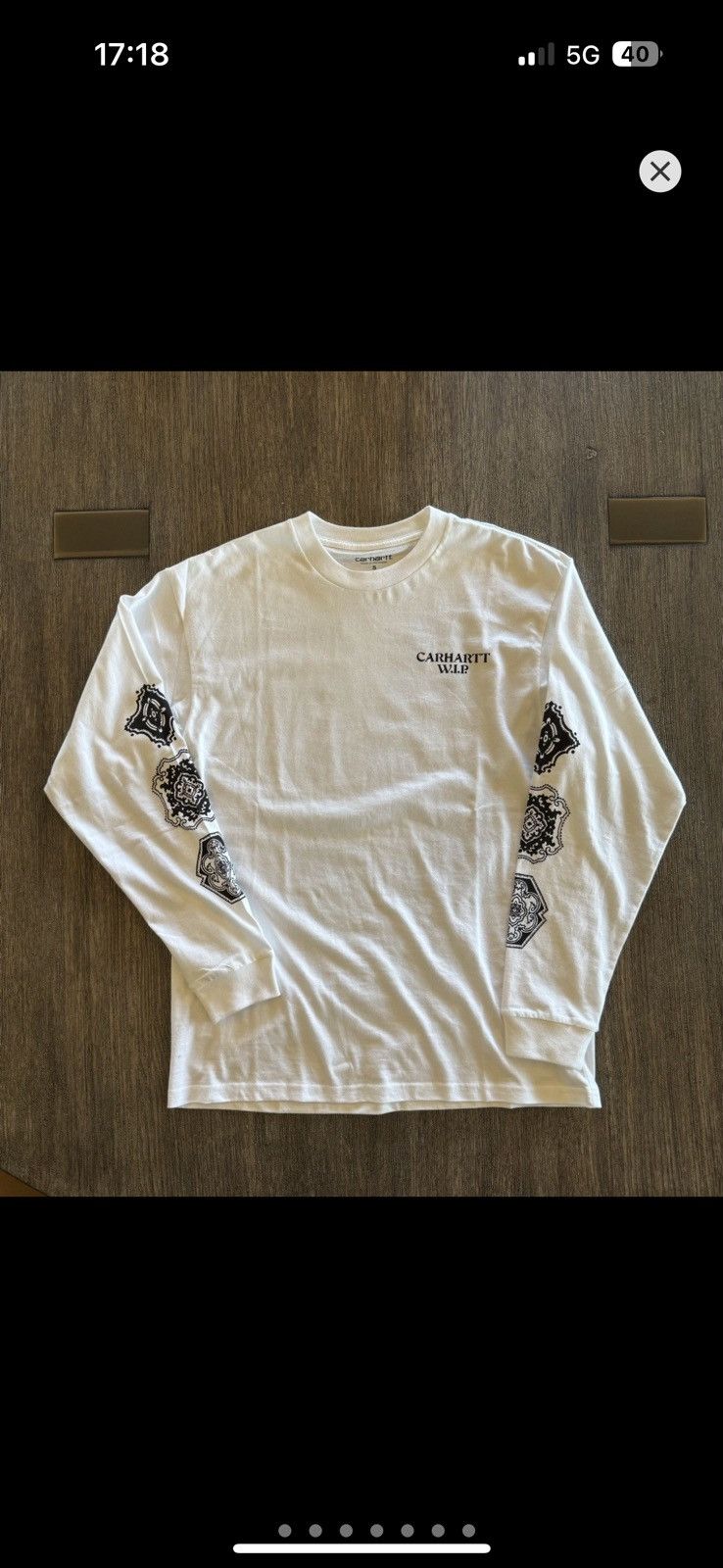 Carhartt Wip White Carhartt WIP shirt Size US S / EU 44-46 / 1 - 1 Thumbnail