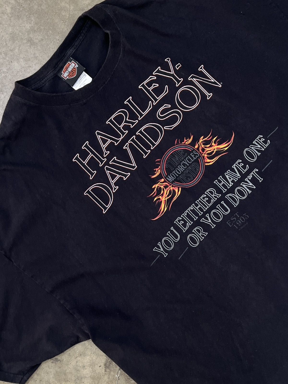 Harley Davidson Vintage 2003 Harley Davidson West Virginia Triple S Tee XXXL Size US XXL / EU 58 / 5 - 4 Thumbnail