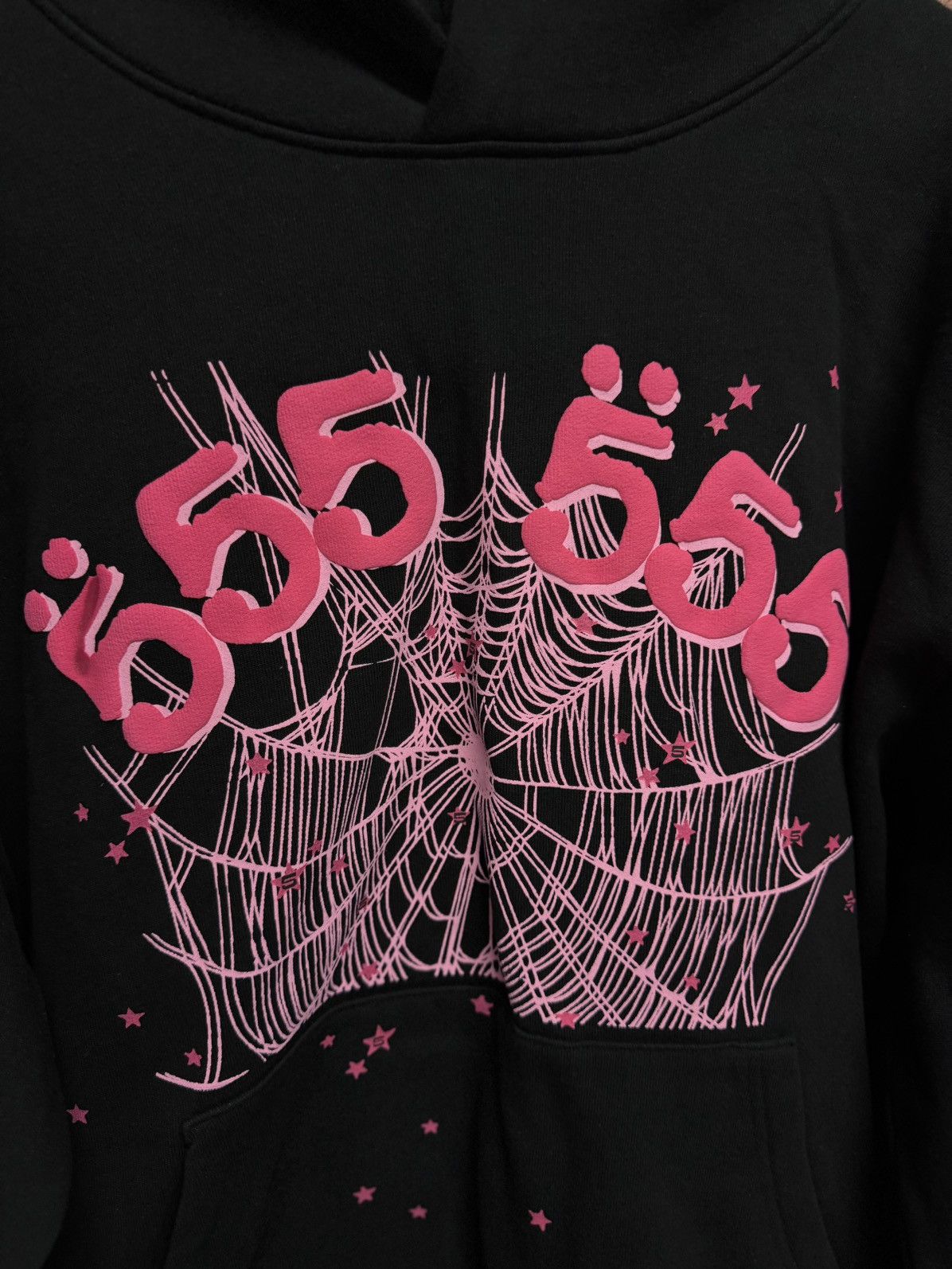 Sp5der Sp5der Worldwide Black Pink Hoodie Size XL (NEW) Size US XL / EU 56 / 4 - 4 Thumbnail