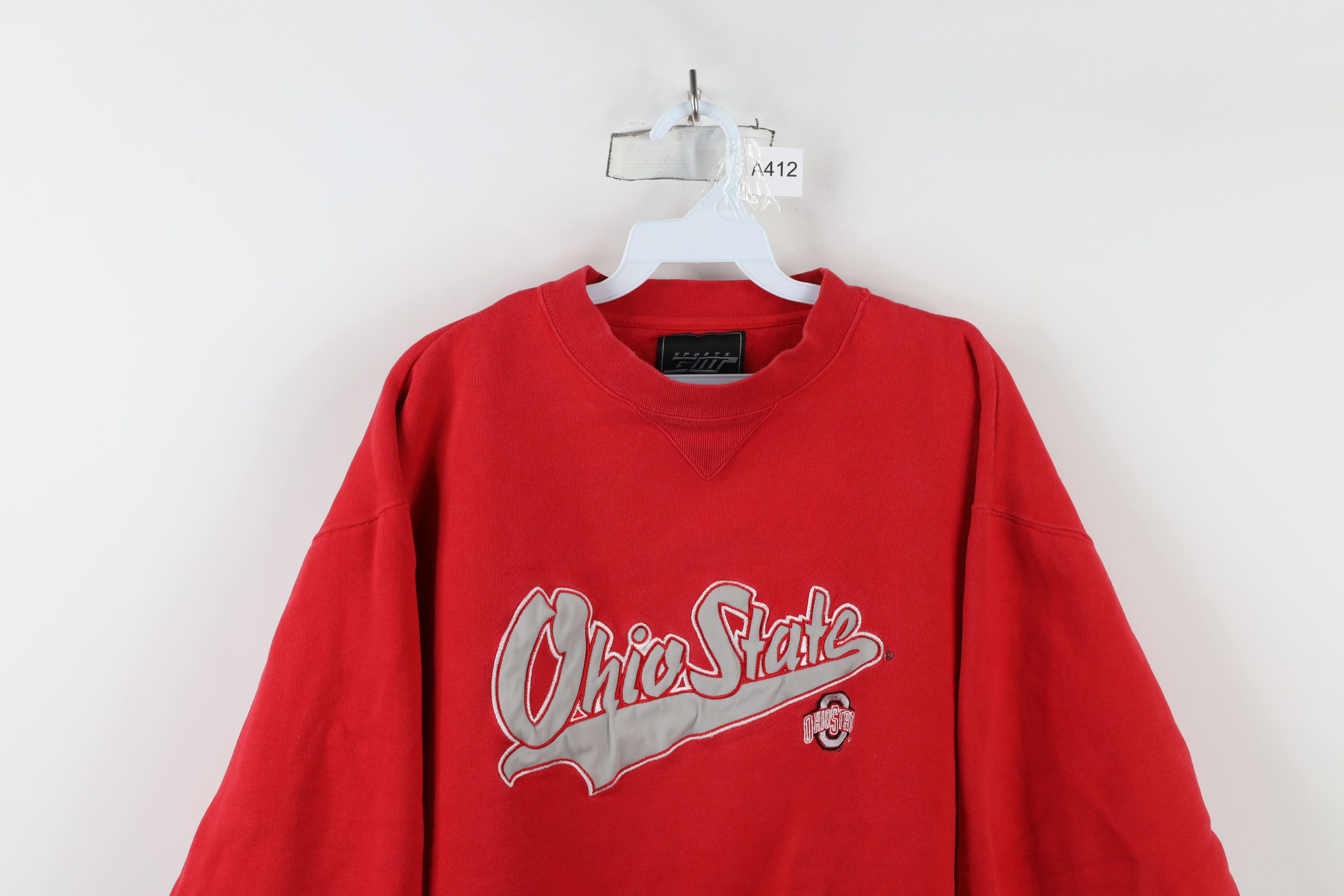 Vintage Vintage 90s Spell Script Ohio State University Sweatshirt Size US M / EU 48-50 / 2 - 2 Thumbnail
