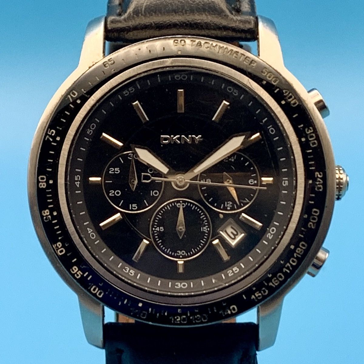 DKNY DKNY NY-1478 Men’s Chrono Wristwatch St Steel Works New Batt Size ONE SIZE - 2 Thumbnail