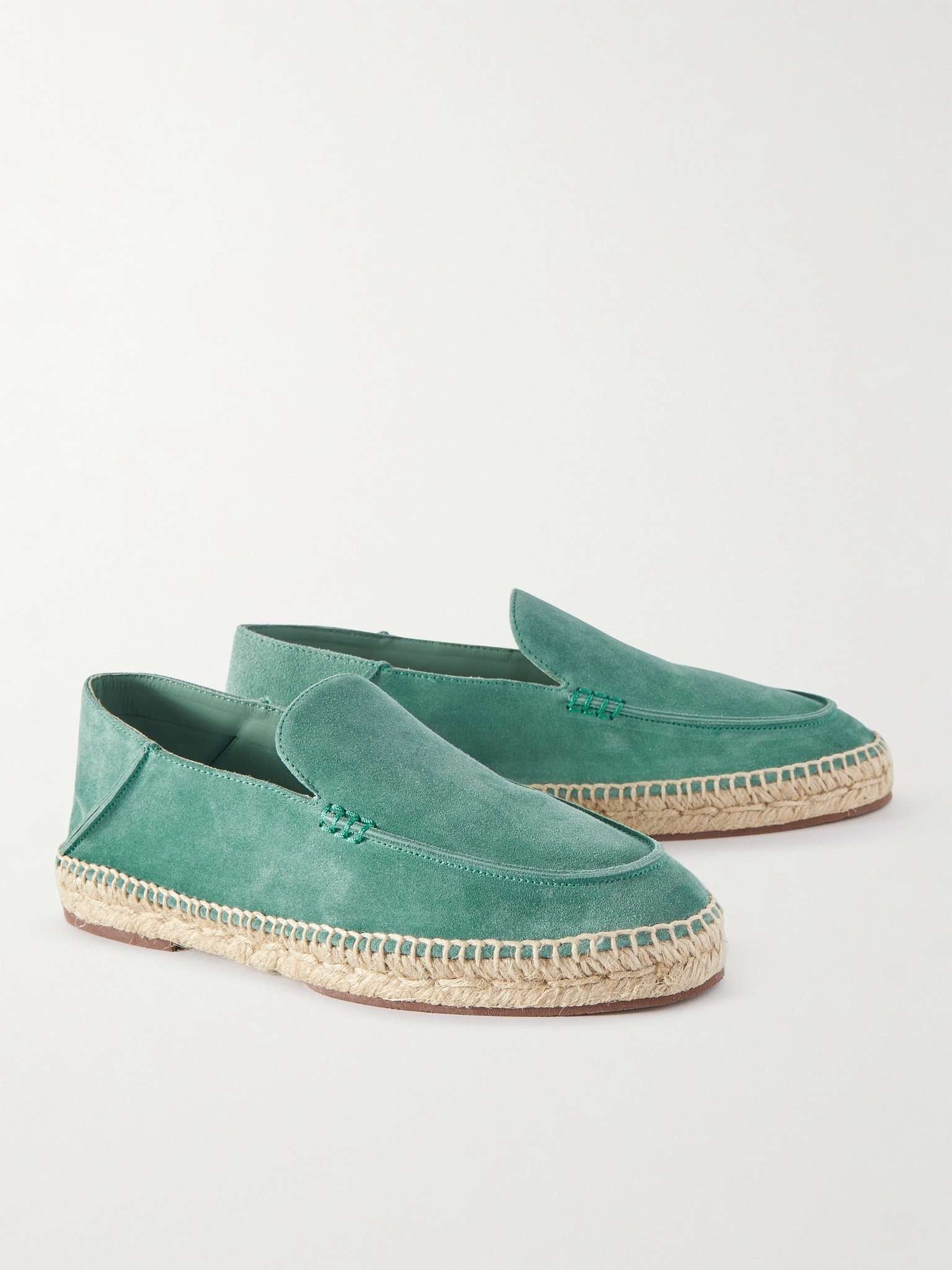 Loro Piana o1w1db10125 FAG1670 Seaside Walk Espadrilles in Mint Green Size US 9 / EU 42 - 4 Thumbnail