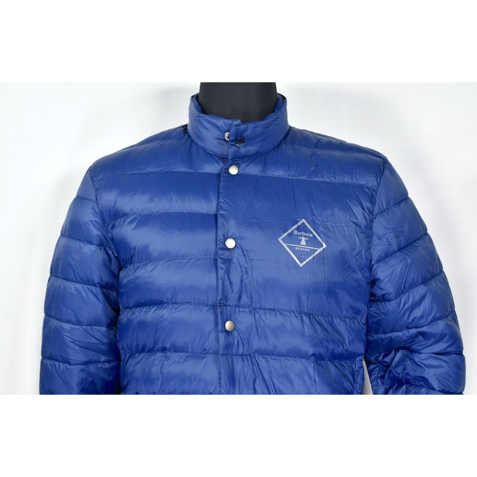 Barbour BARBOUR Beacons Sergant Quilt Puffer Jacket Mens M Barbour FIBREDOWN Beacon Sergant Quilt Puffer Jacket Mens M Blue XS? Size US M / EU 48-50 / 2 - 2 Thumbnail