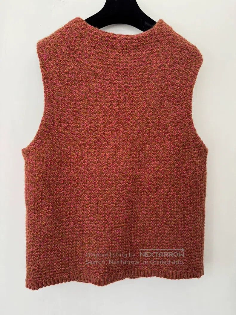 Chanel Chanel Orange cashmere alpaca wool vest Size S / US 4 / IT 40 - 2 Thumbnail