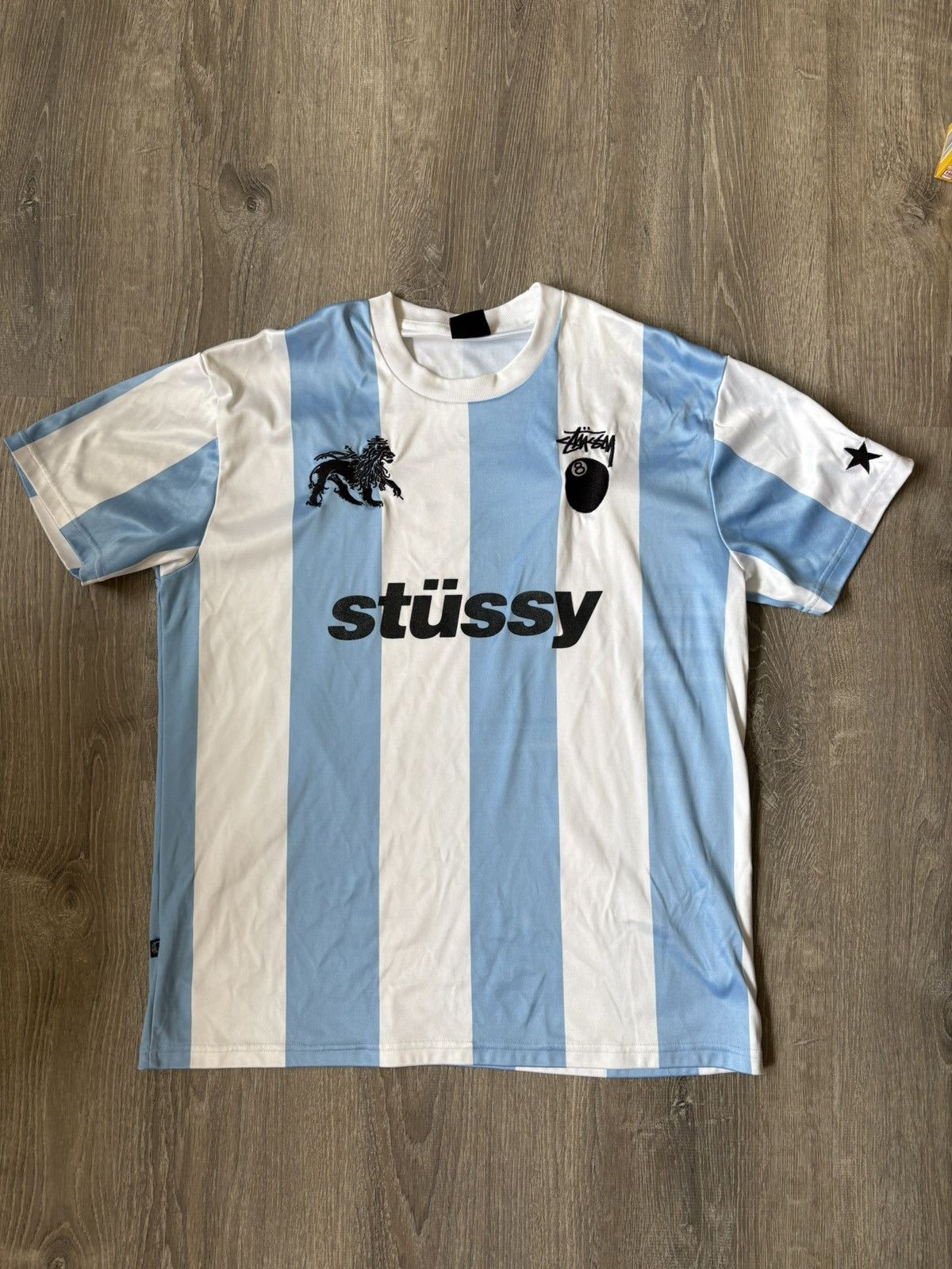 Stussy Stussy Cropped Mesh Logo Football Jersey SU24 | Grailed