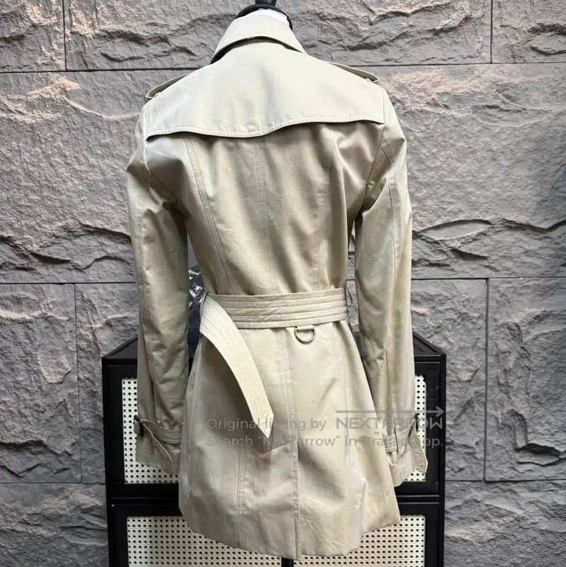 Burberry Burberry Khaki Cotton Women's Trench Coat. Size S / US 4 / IT 40 - 2 Thumbnail