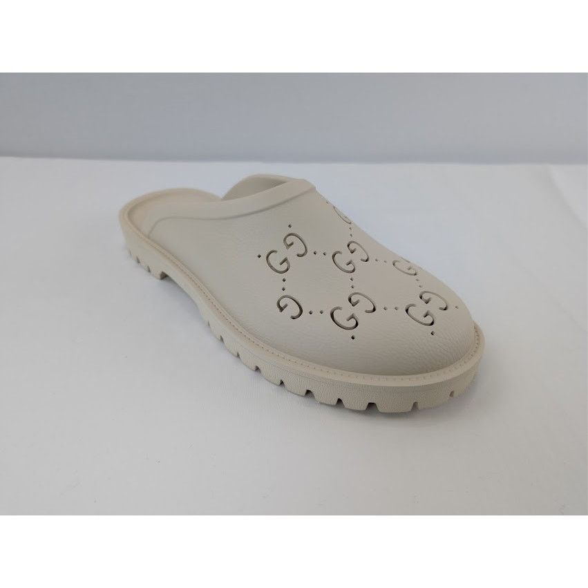 Gucci o1rshd1 GG Monogram Back Open Slip-On Sandal Size: 13.5 Size US 14 / EU 47 - 3 Thumbnail