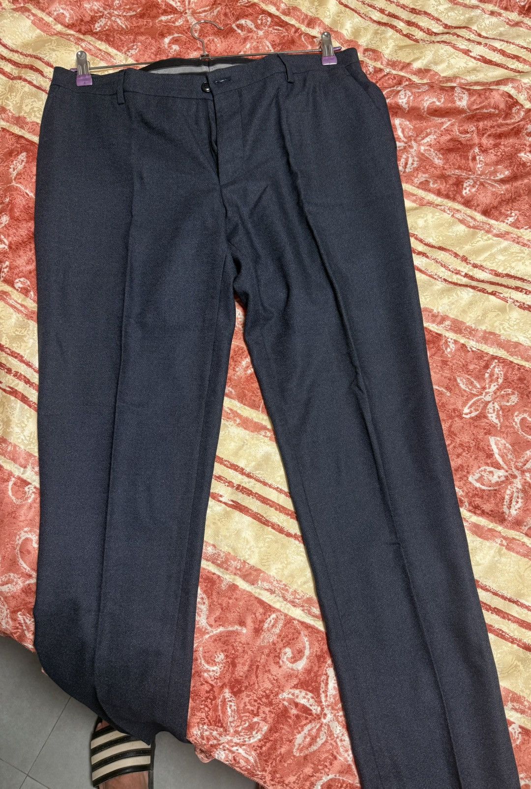 Giorgio Armani Giorgio Armani navy wool/silk trousers Size US 34 / EU 50 - 5 Thumbnail
