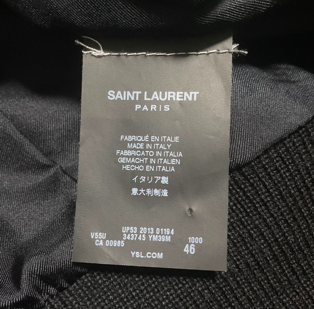 Saint Laurent Paris *RARE* Saint Laurent Paris AW13 Teddy Size US S / EU 44-46 / 1 - 4 Thumbnail