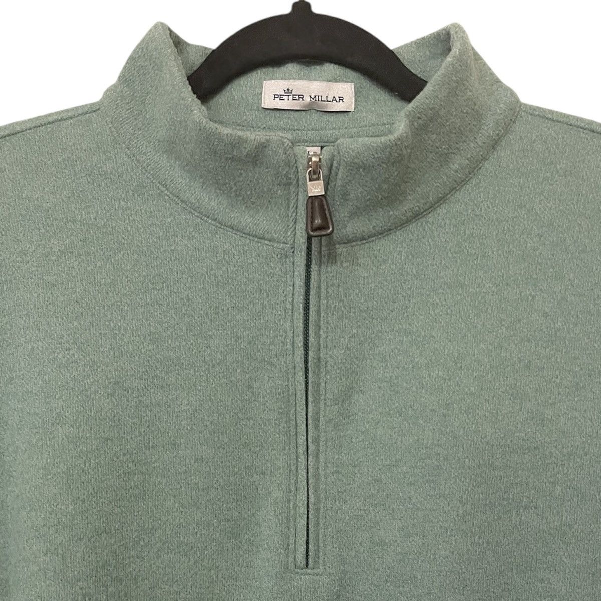Peter Millar Peter Millar Crown Comfort Quarter Zip Pullover Green L Size US L / EU 52-54 / 3 - 12 Thumbnail