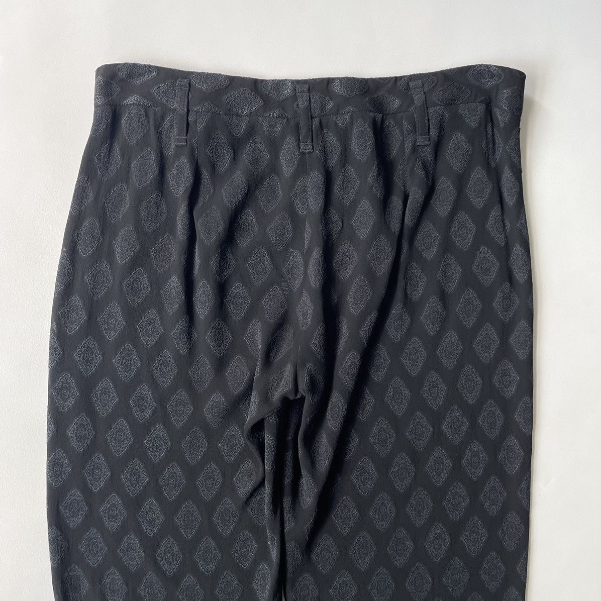 Ann Demeulemeester Medallion Jacquard Voile Trousers Size 28" / US 6 / IT 42 - 18 Thumbnail