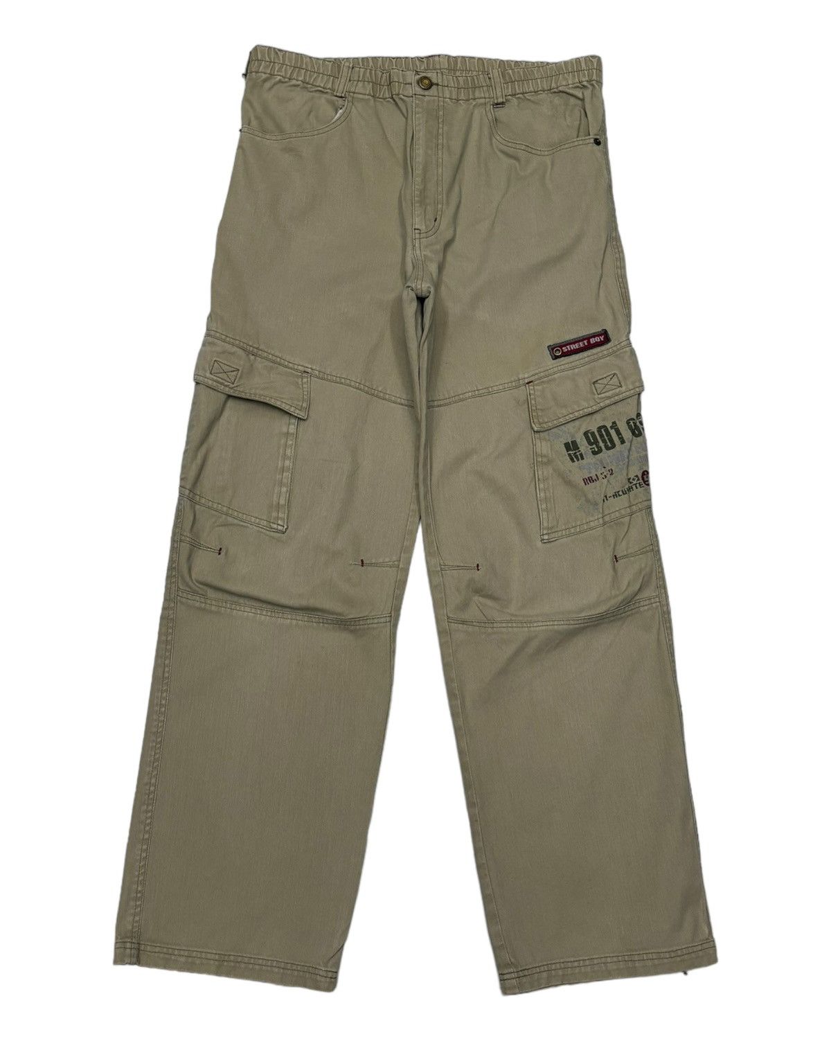 🔥VINTAGE STREET BOY SKATEBOARD MULTI POCKET CARGO PANTS
