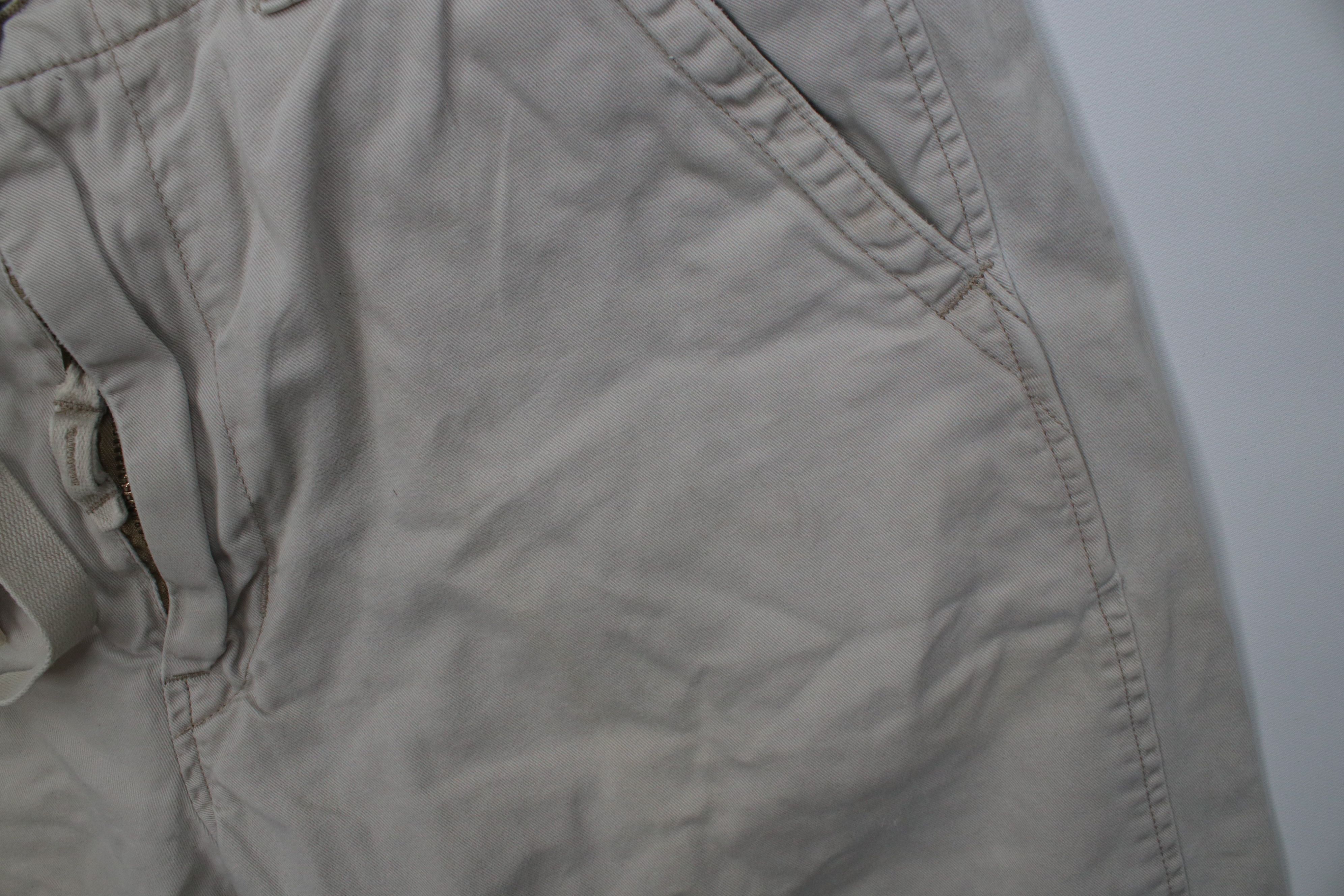 Abercrombie & Fitch Vintage 90s Y2K Abercrombie & Fitch Heavy Chino Shorts Beige Size US 30 / EU 46 - 6 Thumbnail