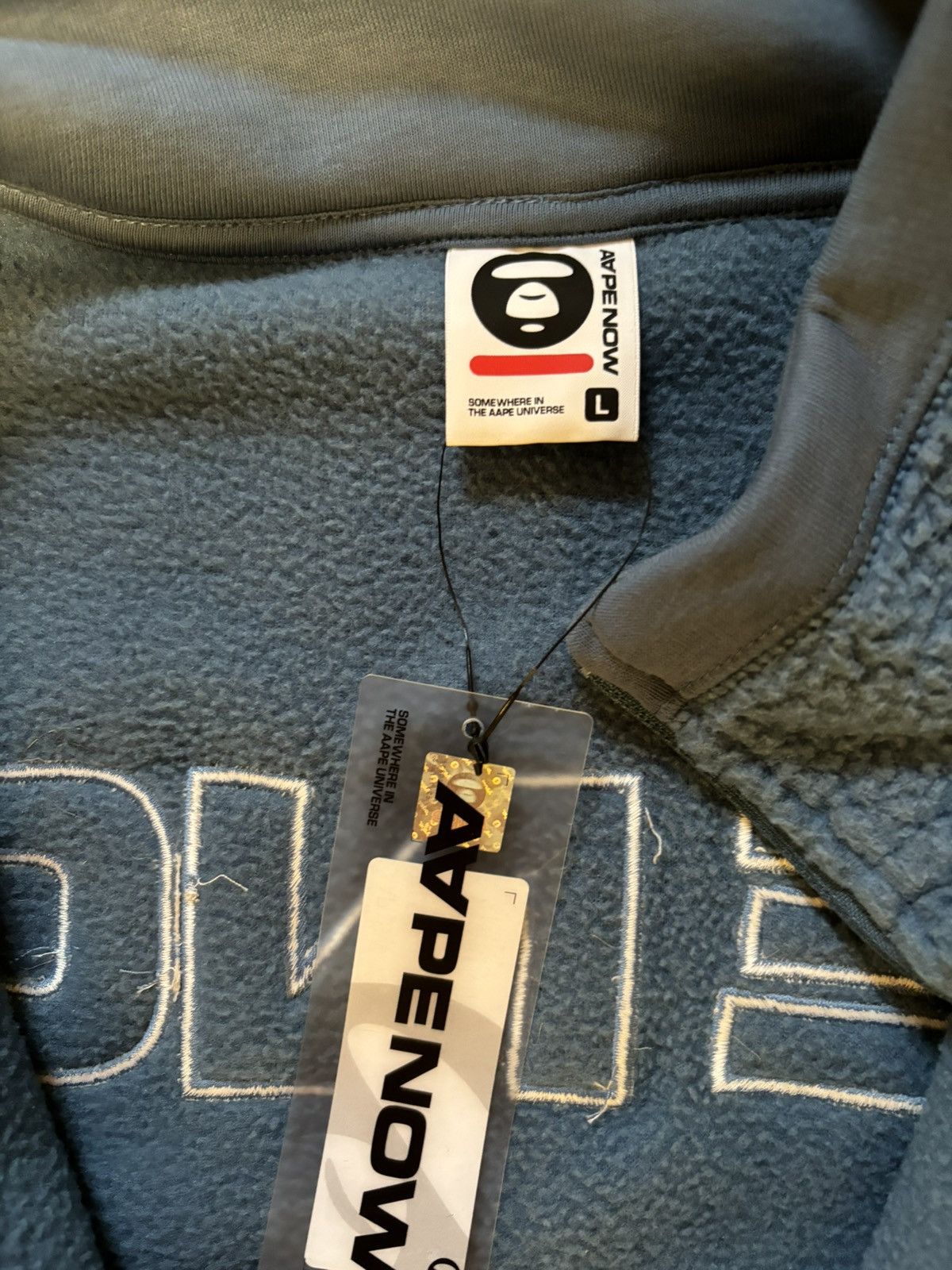 Aape × Bape Aape Fleece Zip-Up Size US L / EU 52-54 / 3 - 3 Thumbnail