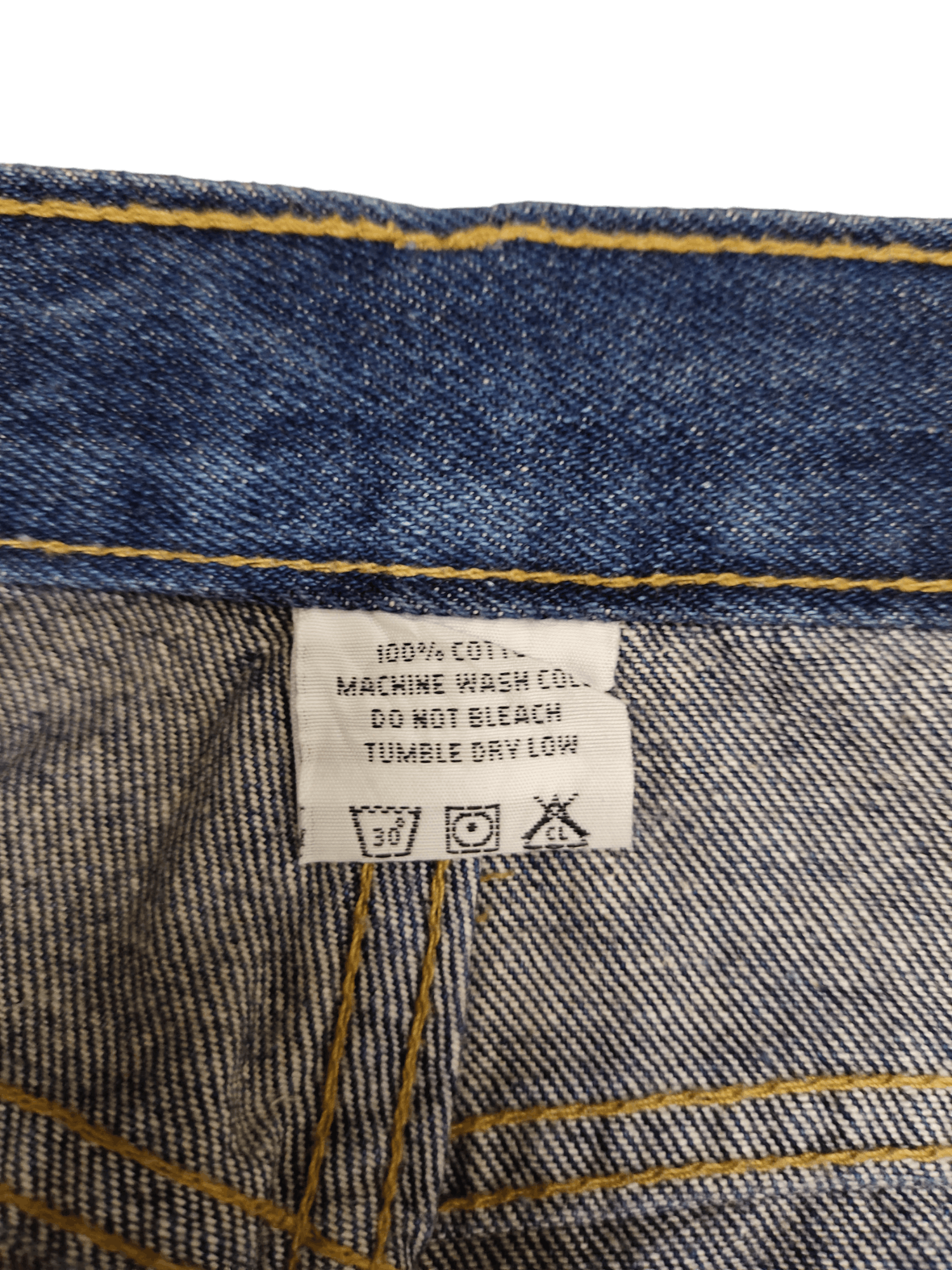 DC DC Embroidered Wide Leg Denim Y2k Jnco Baggy Jeans Size US 32 / EU 48 - 16 Thumbnail