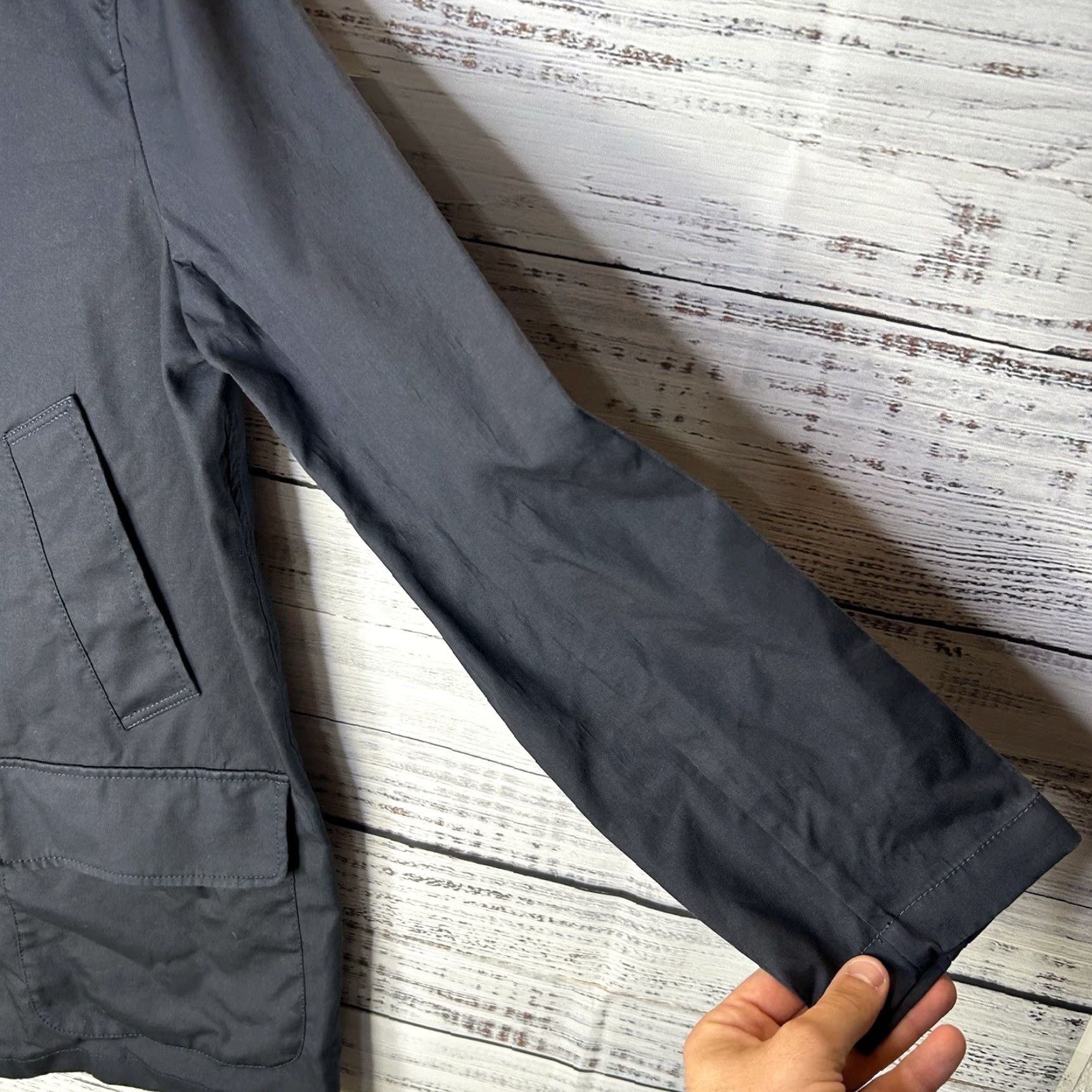 J.Crew J.CREW Jacket Trench Coat Water Repellent Navy Blue Mens S Ludlow E8564 Size US S / EU 44-46 / 1 - 3 Thumbnail