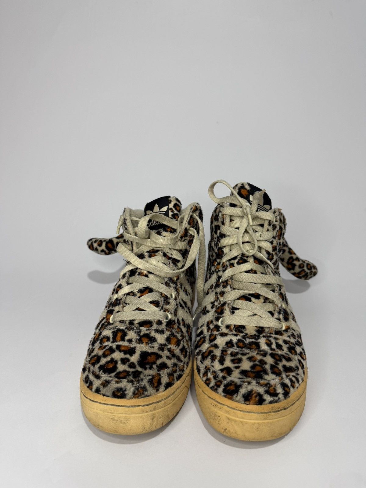 Adidas × Jeremy Scott Adidas Originals JS Instinct Hi Leopard Tail Sneakers Size US 8 / EU 41 - 3 Thumbnail