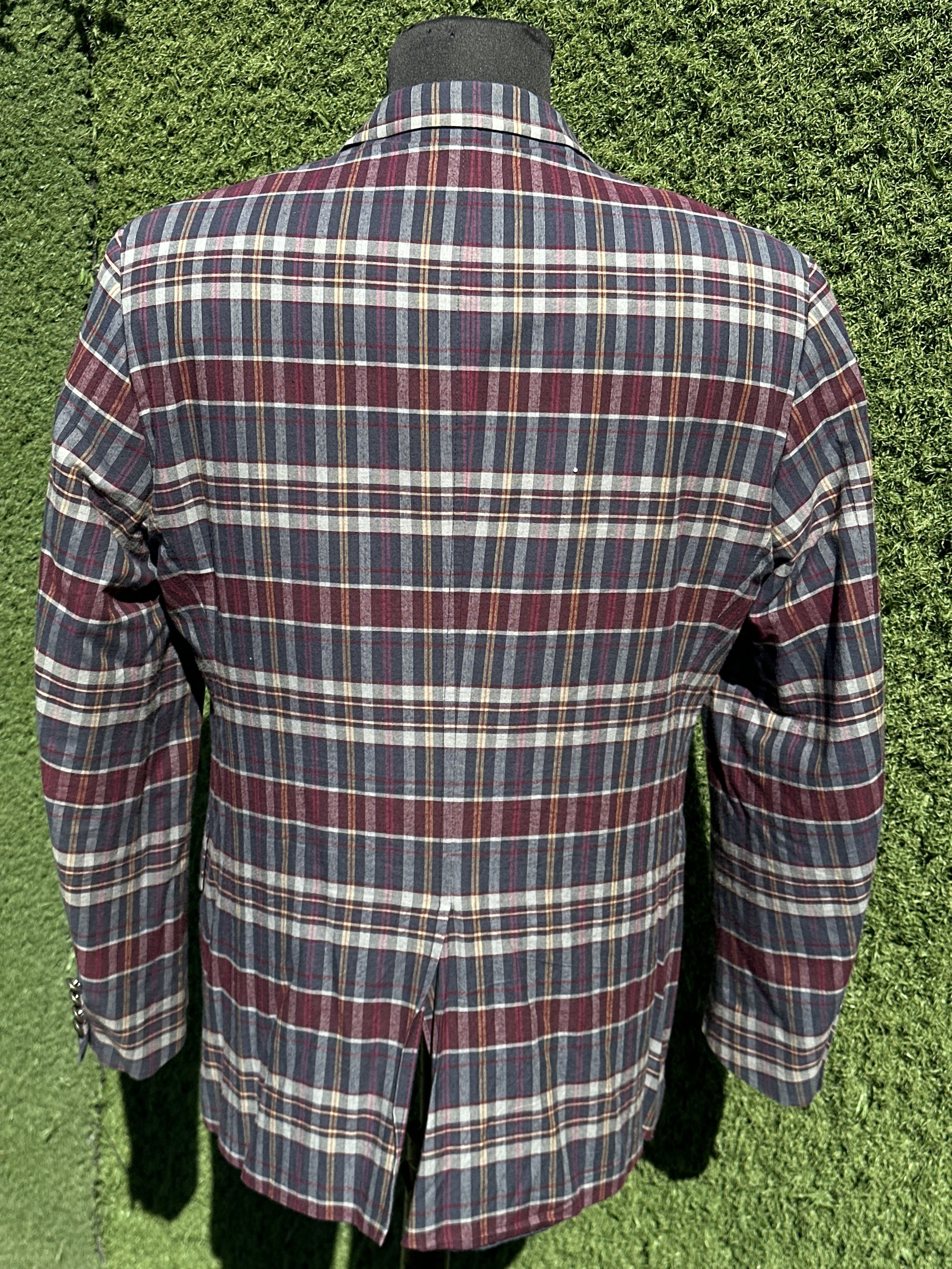 Polo Ralph Lauren Polo Ralph Lauren Plaid Convertible Collar Sport Blazer 52R Size 52R - 3 Thumbnail