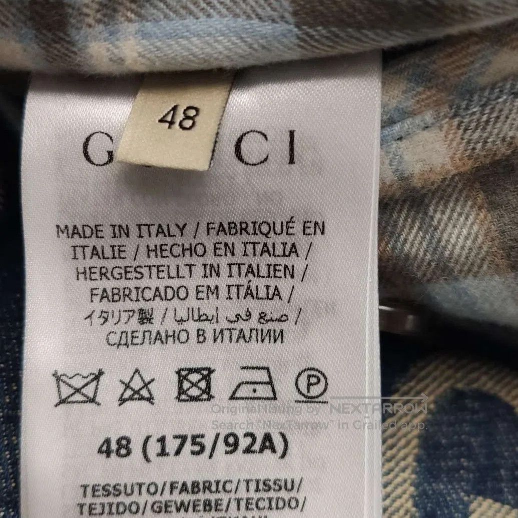 Gucci Gucci Denim GG Monogram Sleeveless Vest. Size US M / EU 48-50 / 2 - 6 Thumbnail