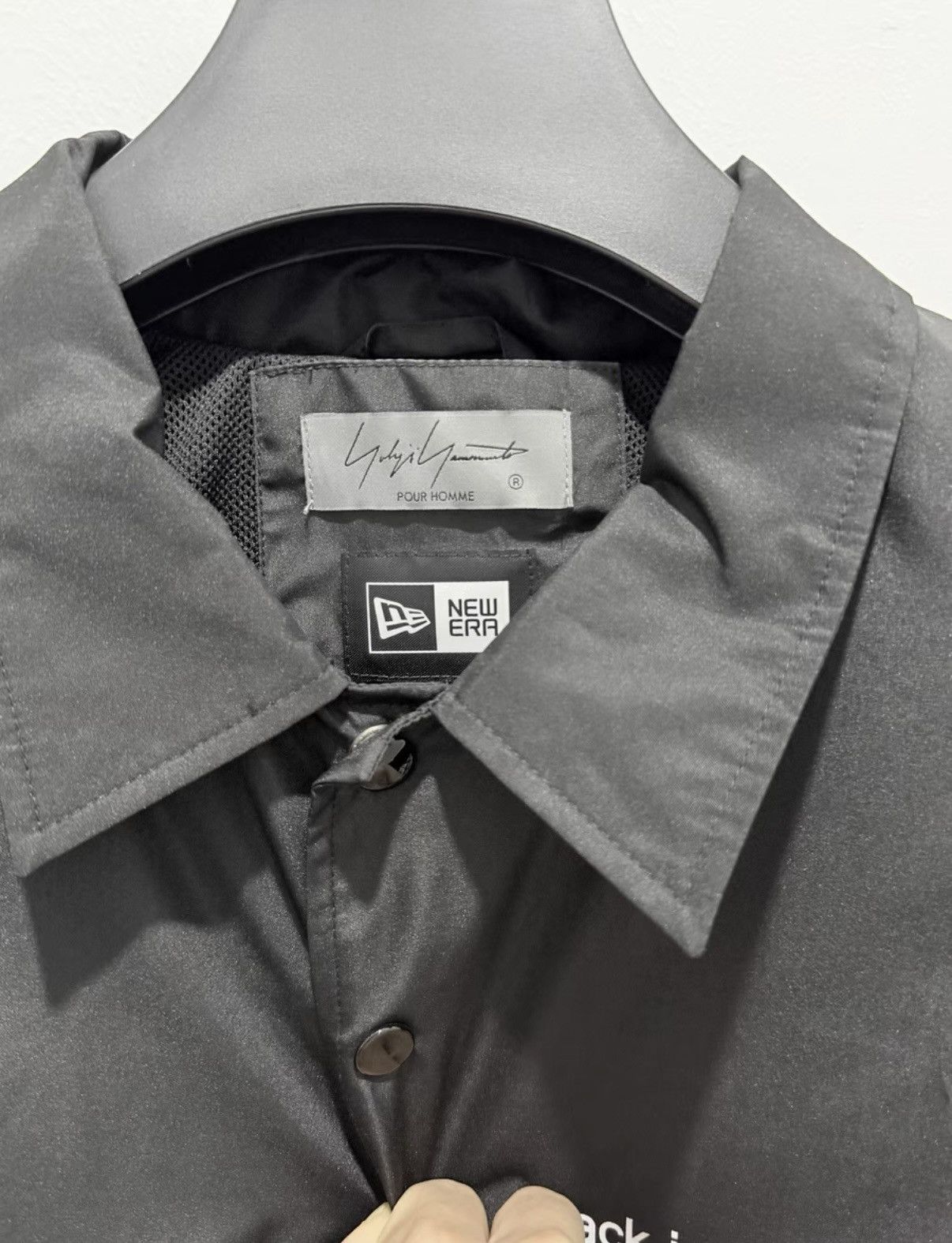 Yohji Yamamoto Yohji Yamamoto x New Era Collaboration Coach Jacket Size US L / EU 52-54 / 3 - 3 Thumbnail