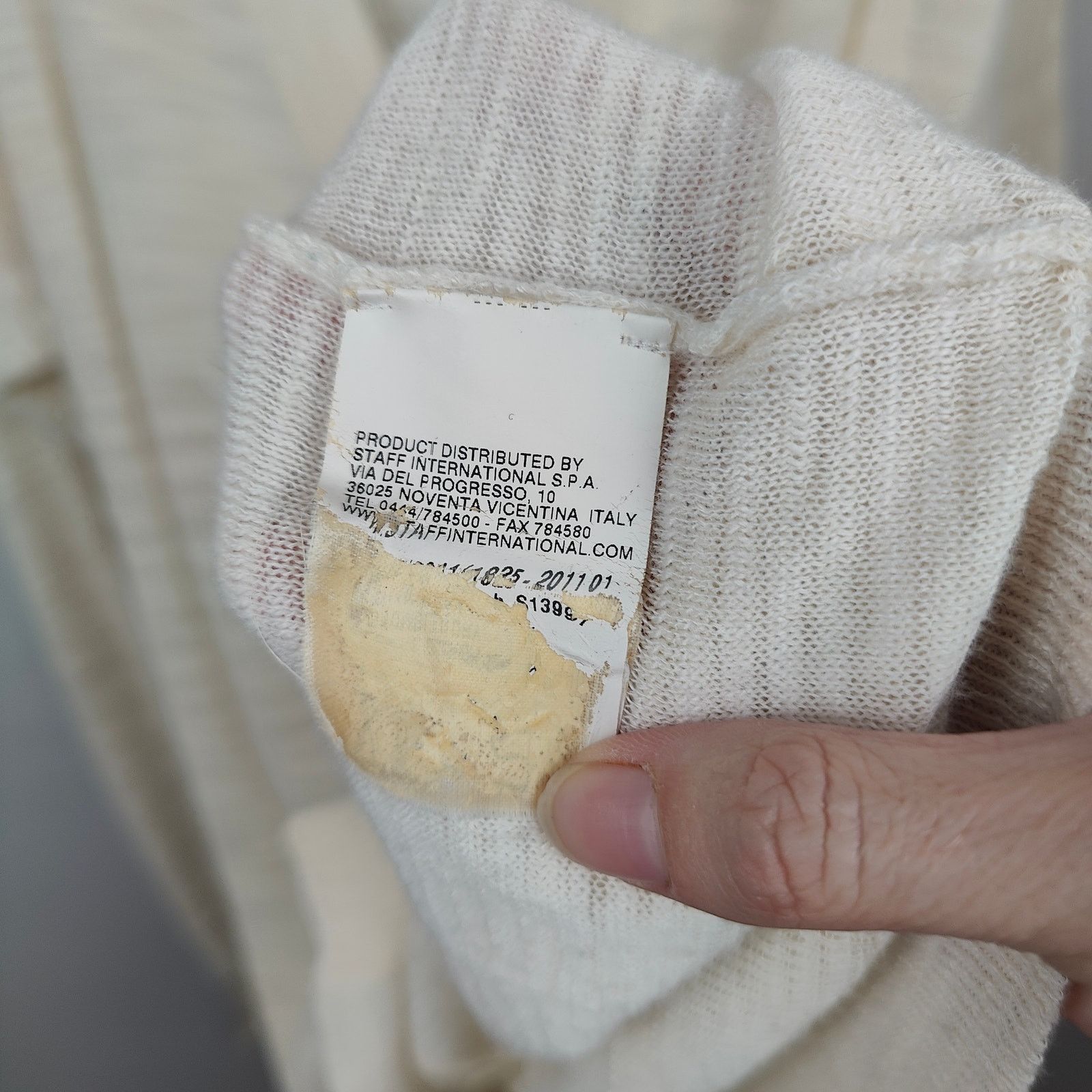 Maison Margiela Maison Martin Margiela Cardigan Sweater Womens XS Cream Size XS / US 0-2 / IT 36-38 - 8 Thumbnail
