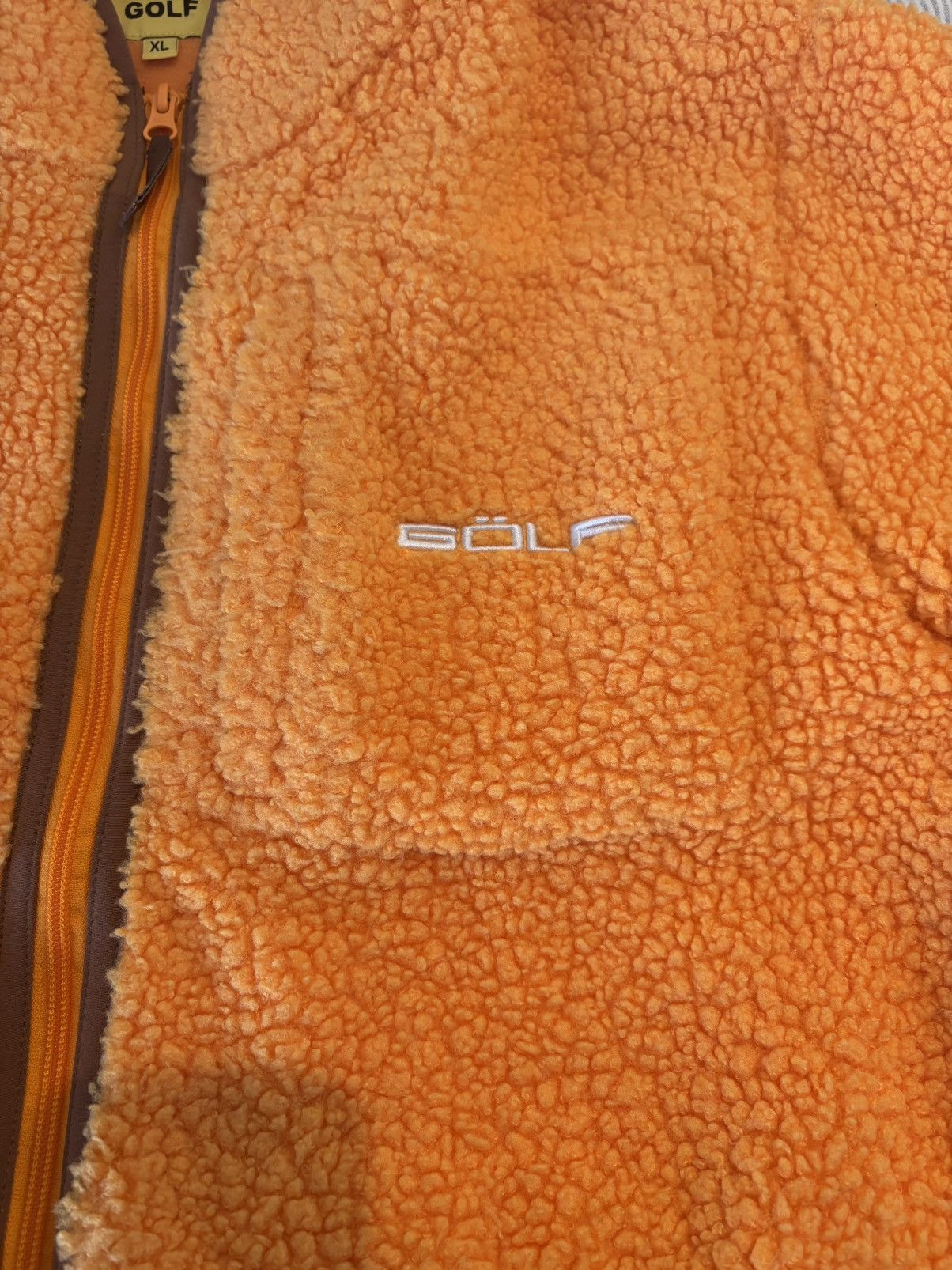 Golf Wang Golf Wang Warm Sherpa Fleece Yellow/Orange Jacket Size US XL / EU 56 / 4 - 2 Thumbnail