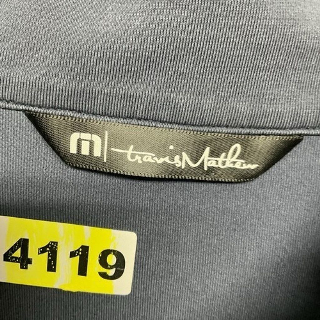 TravisMathew NWT Travis Mathew Blue Stretch Zip Long Slv. T-Shirt Men XL Size US XL / EU 56 / 4 - 2 Thumbnail