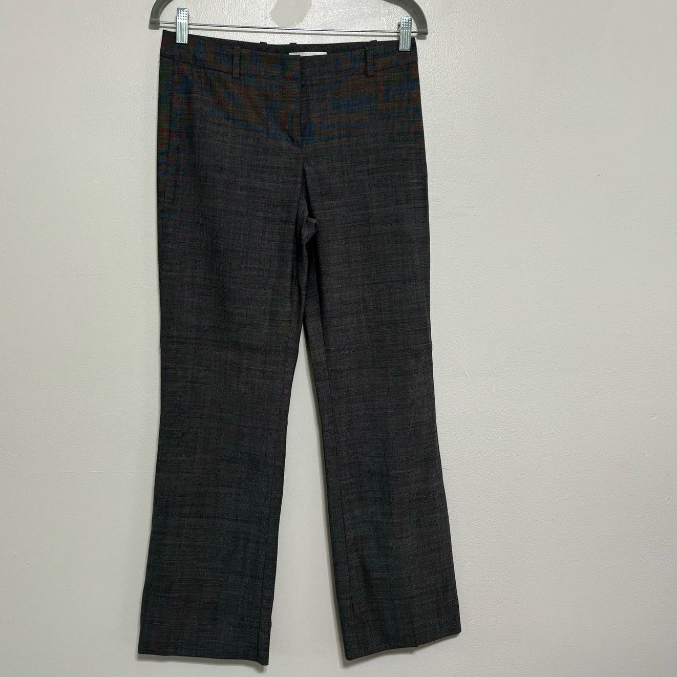 Hugo Boss Boss by Hugo Boss Gray Micro Check Dress Pants Size 2 Size 26" / US 2 / IT 38 - 1 Thumbnail