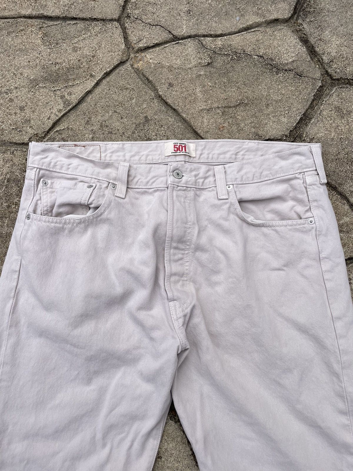 Levi's Y2K Levi 501 Made in USA Khaki Pants Size US 38 / EU 54 - 3 Thumbnail