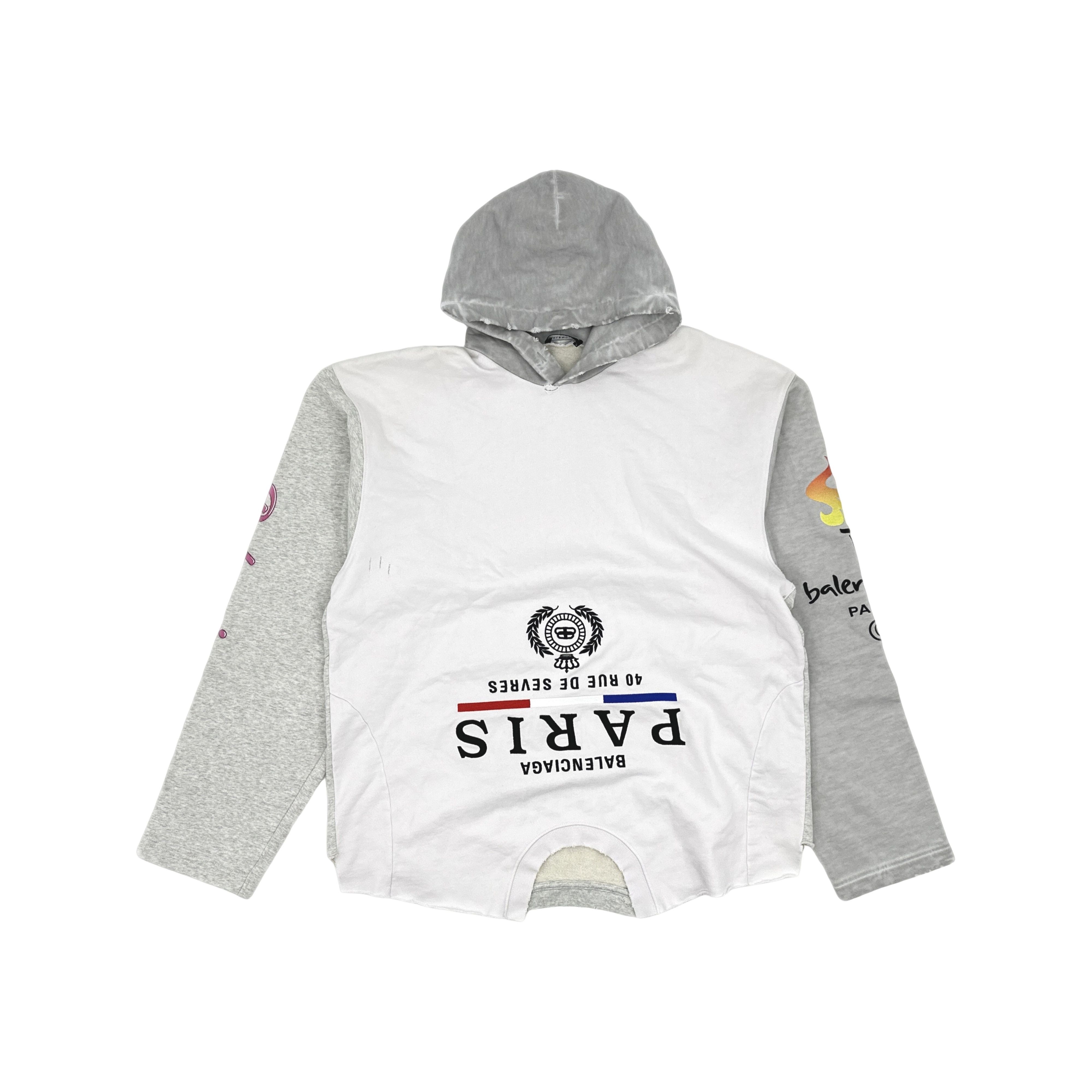 Balenciaga Balenciaga Paris Moon Upside Down Hoodie | Grailed