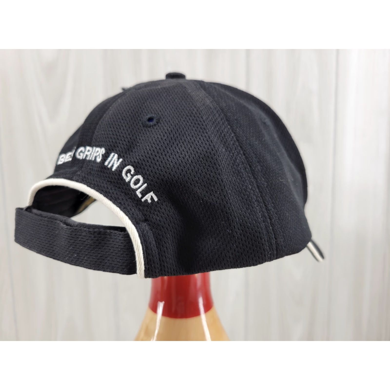 Vintage Winn Grips Golfing Strapback Black Baseball Cap Hat Size ONE SIZE - 5 Thumbnail