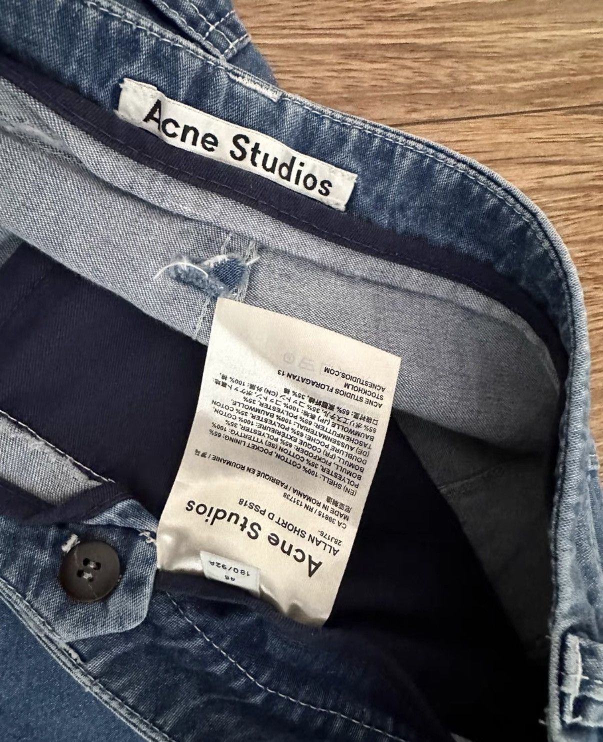 Acne Studios Acne Studios denim shorts Size US 30 / EU 46 - 3 Thumbnail