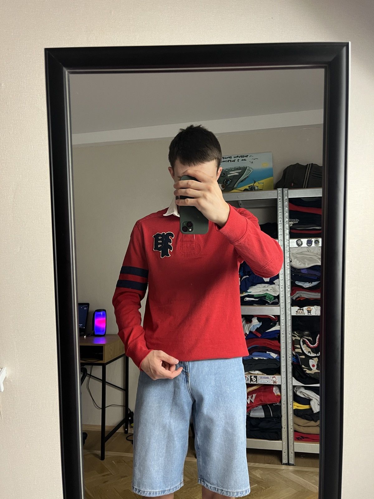 Polo Ralph Lauren Vintage Polo Ralph Lauren Rugby Shirt #67 Big Logo Y2k Size US M / EU 48-50 / 2 - 2 Thumbnail