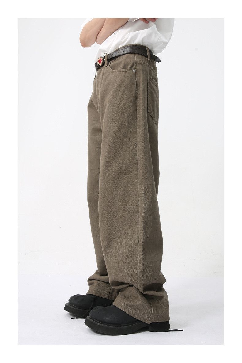 Japanese Brand × Jean Street retro washed dark brown jeans Size US 32 / EU 48 - 5 Thumbnail