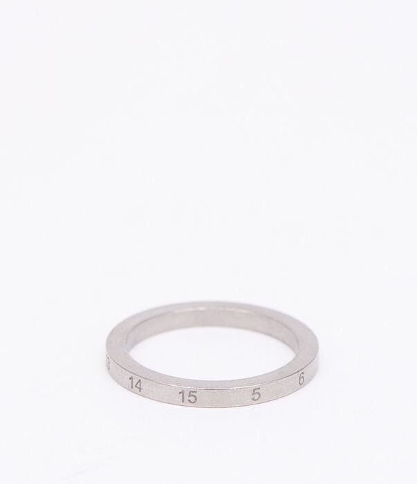 Maison Margiela o1bcso1str0526 Size: OS / Number Reference Ring in Silver Size ONE SIZE - 1 Thumbnail