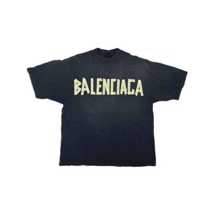 Balenciaga Balenciaga Monogram Logo Print Short Sleeve T-Shirt 0079-25 Size US S / EU 44-46 / 1 - 2 Thumbnail