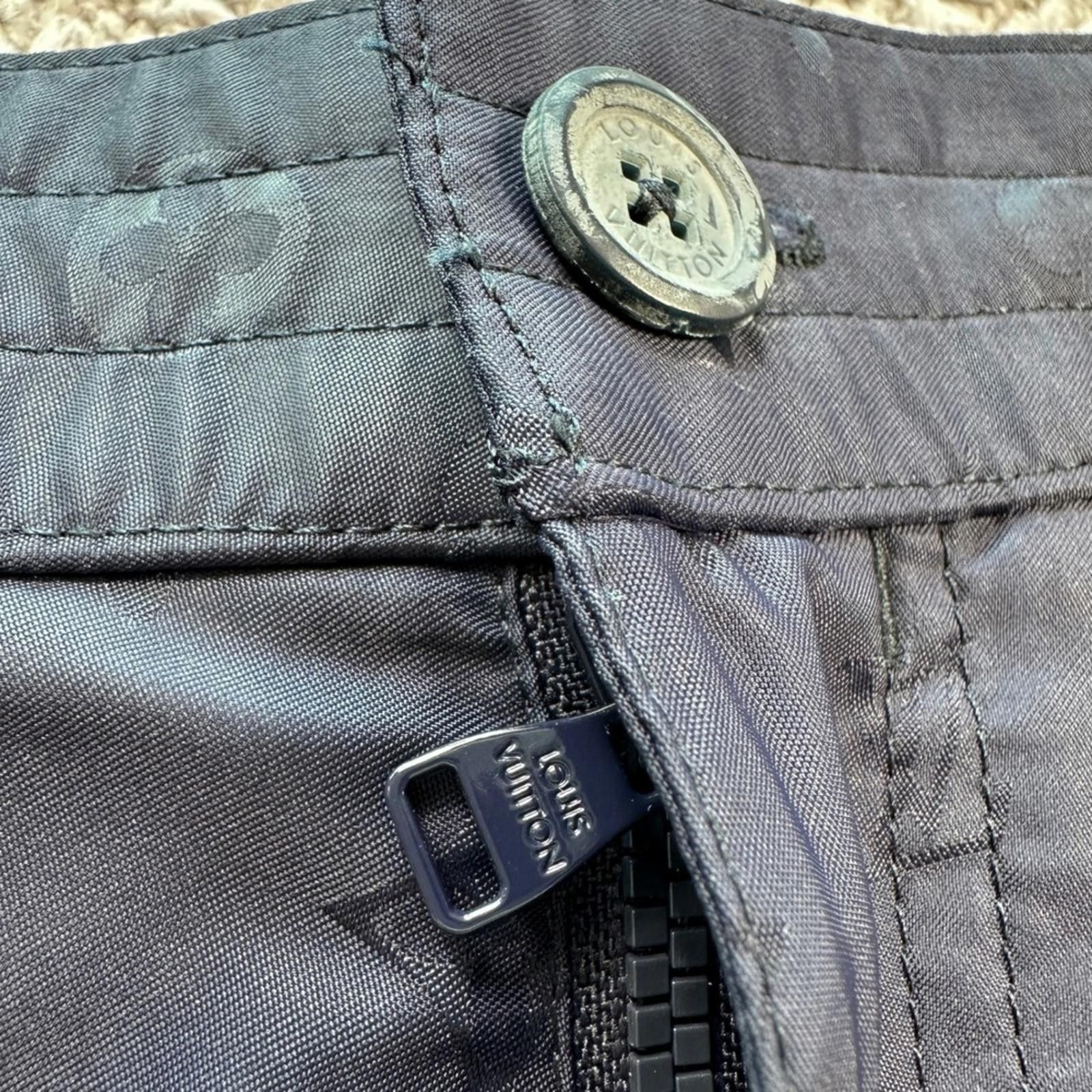 Louis Vuitton Louis Vuitton Monogram Swim Shorts Blue Men S Made in Italy Size US 30 / EU 46 - 12 Thumbnail