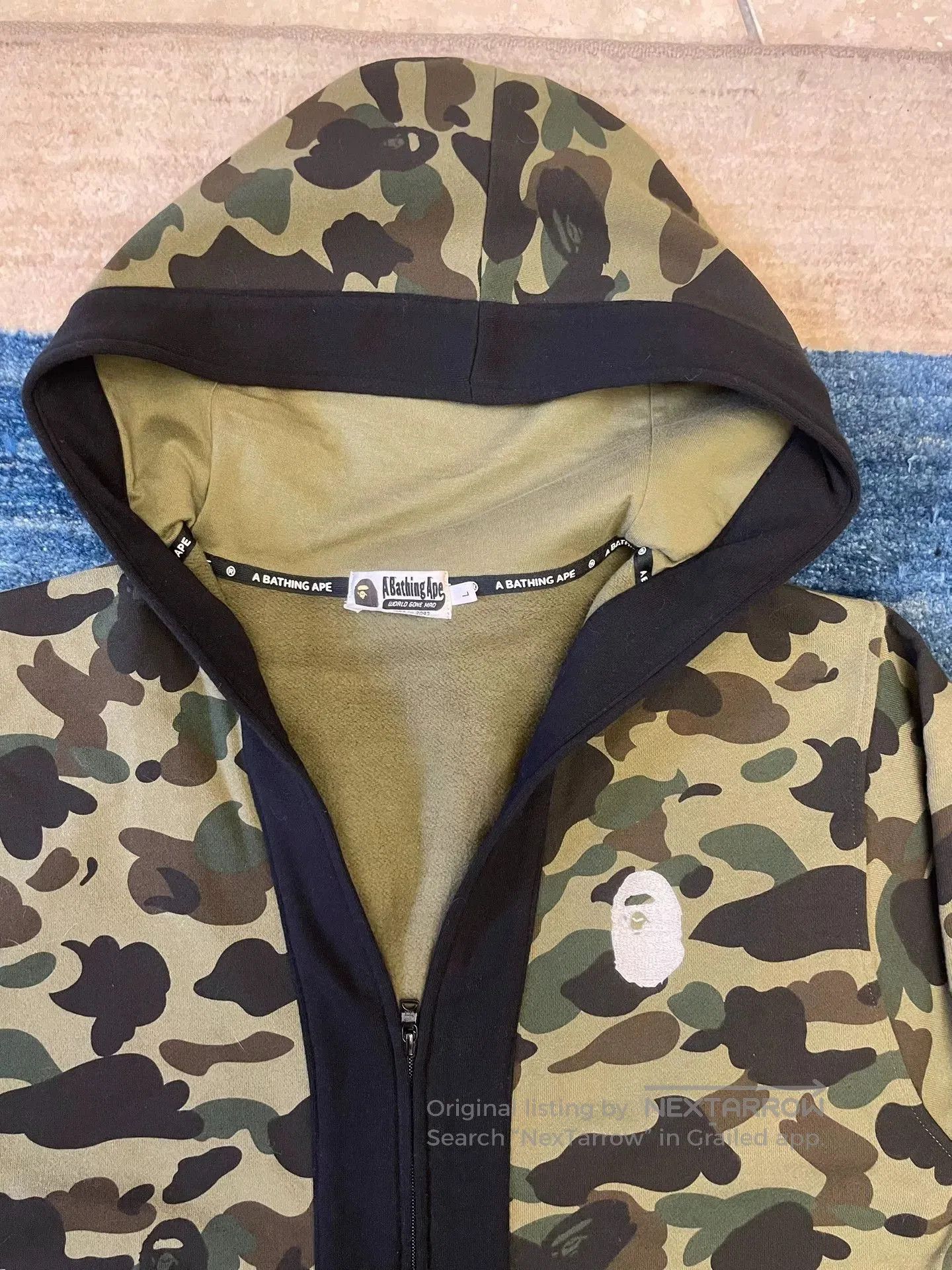 Bape Bape Classic Green Camo Robe Coat. Size US L / EU 52-54 / 3 - 3 Thumbnail
