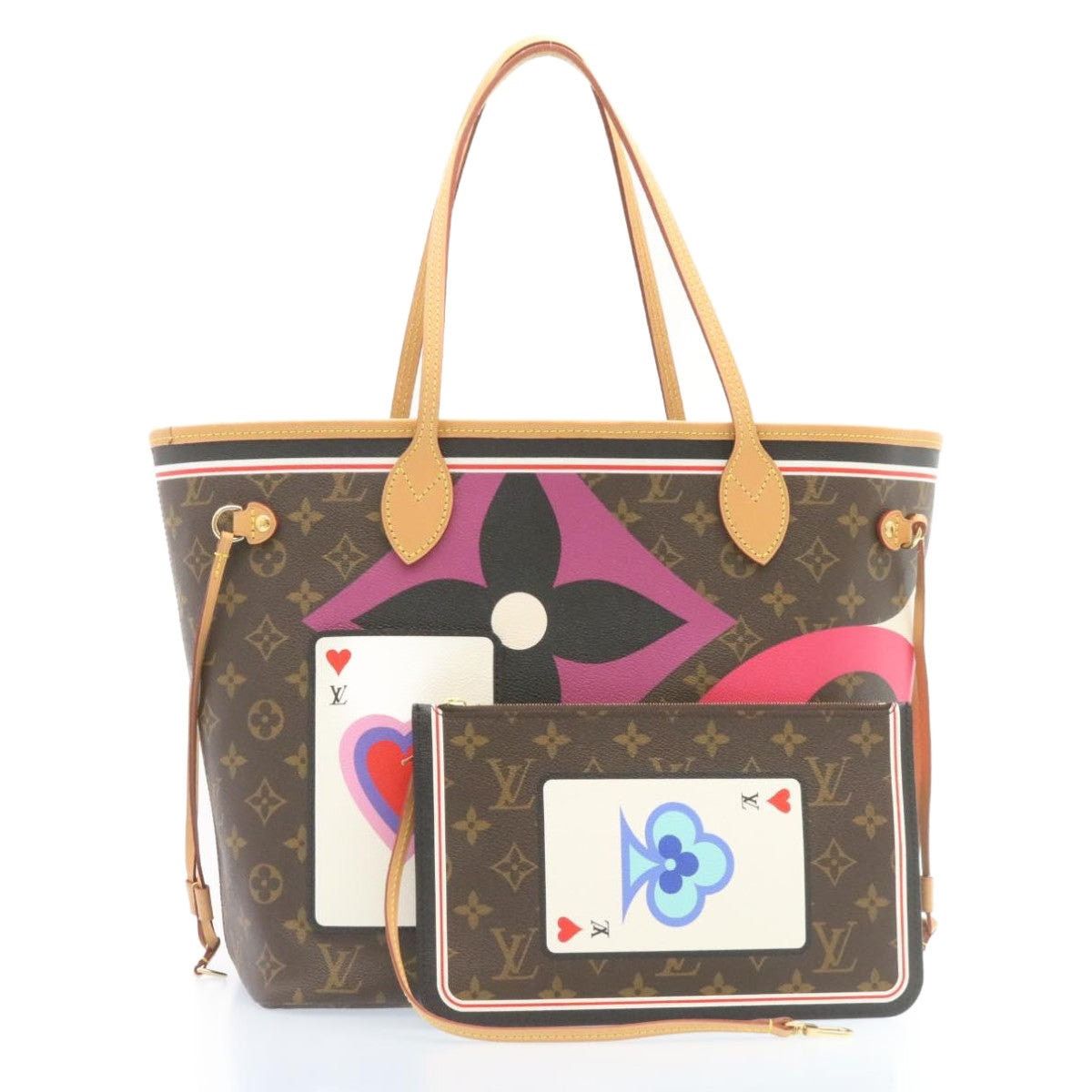LOUIS VUITTON Monogram Game On Neverfull MM Tote Bag M57452