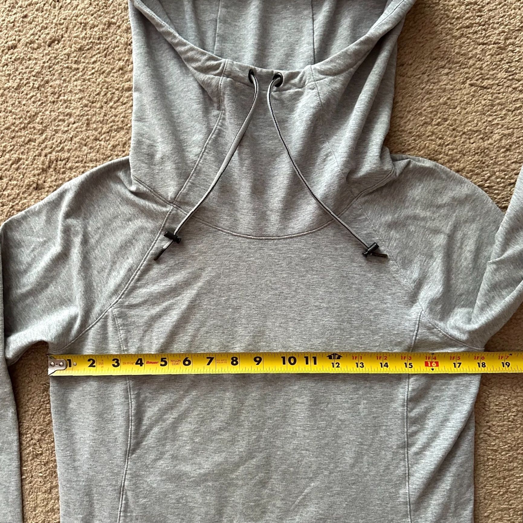 Athleta Athleta Sweatshirt Womens Medium Fleece Pullover High Neck Gray Pockets Size M / US 6-8 / IT 42-44 - 6 Thumbnail