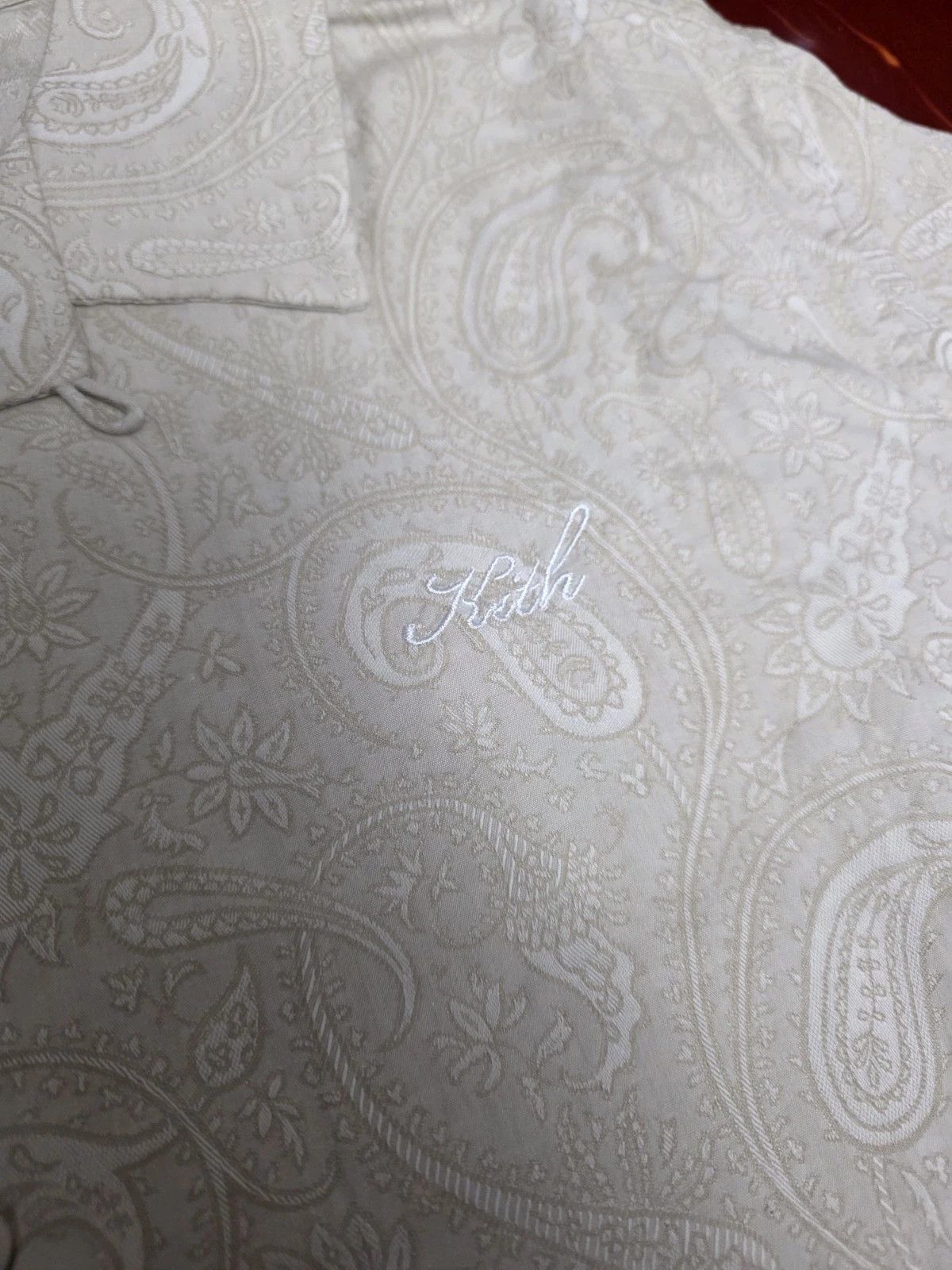 Kith Kith Paisley Jacquard Thompson Camp Collar Shirt Veil Color Size US L / EU 52-54 / 3 - 6 Thumbnail