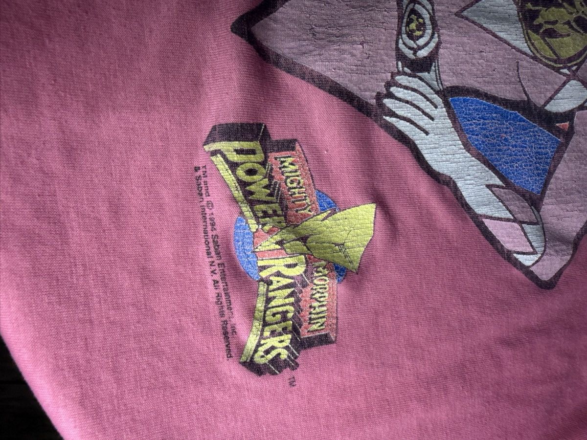 Vintage 1990s mighty Morphin Power Rangers single stitch T-shirt Size US S / EU 44-46 / 1 - 4 Thumbnail