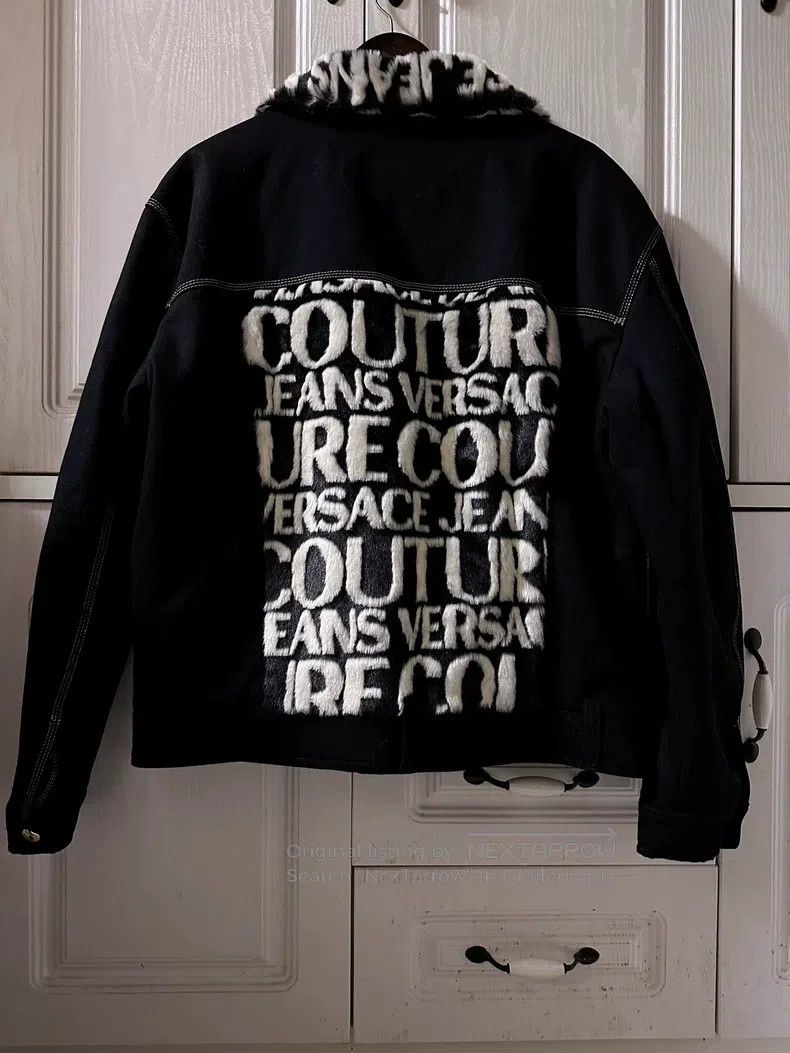 Versace Versace Denim cotton jacket coat Size US M / EU 48-50 / 2 - 2 Thumbnail